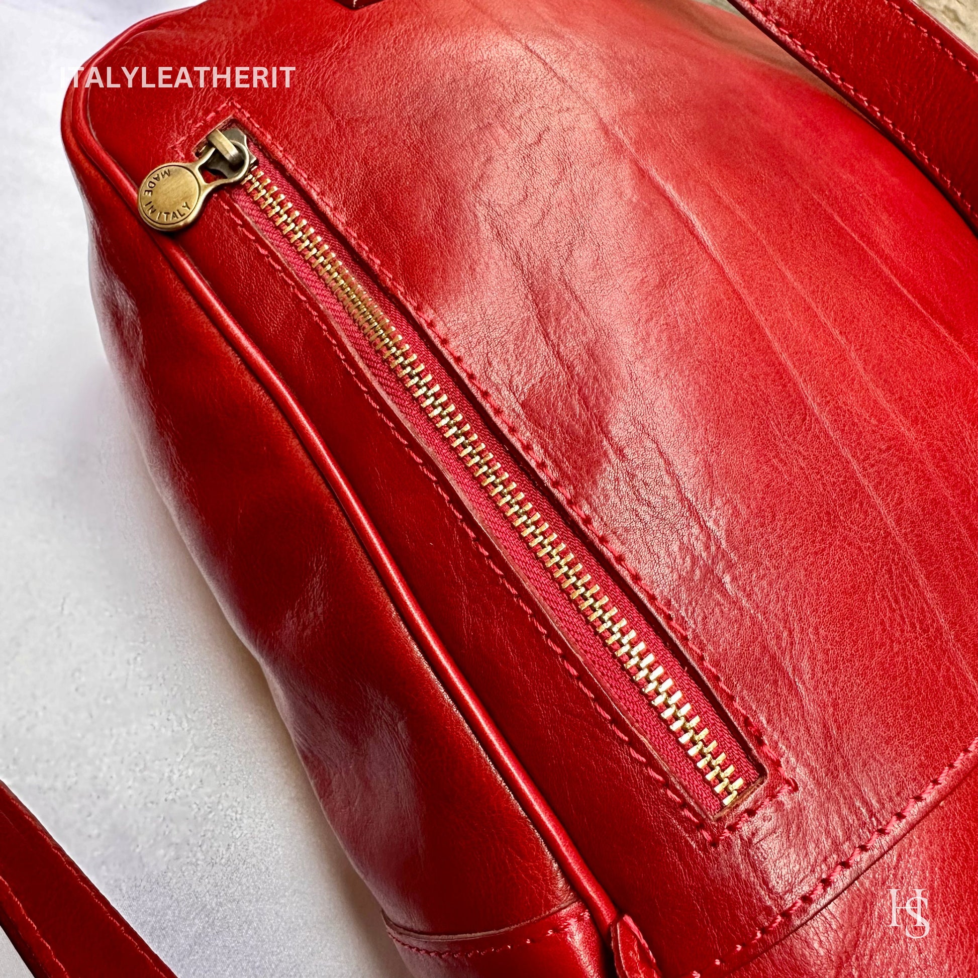 Italian Handmade Leather Backpack Unisex ll Genuine Leather Made In Italy Florence, backpack for men and women