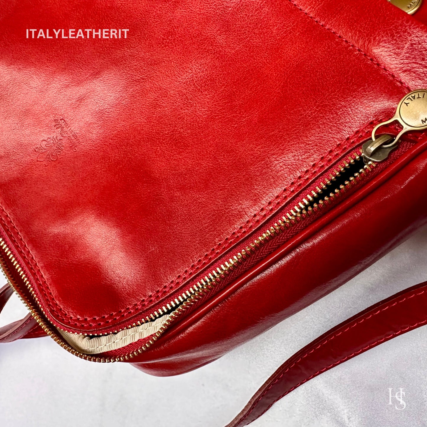 Italian Handmade Leather Backpack Unisex ll Genuine Leather Made In Italy Florence, backpack for men and women
