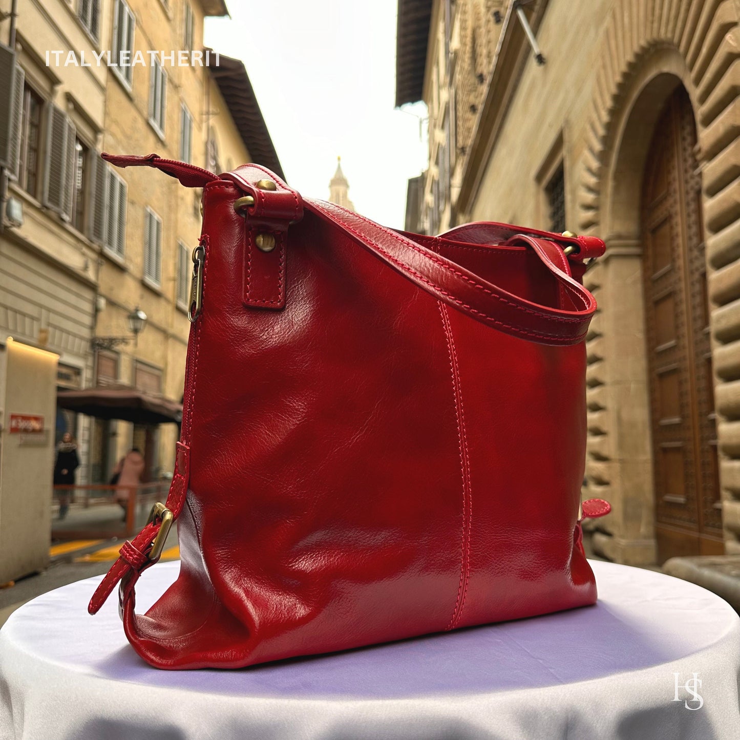 Italian Handmade Leather Bags For Women l l Elegant Leather Tote From Florence, Made in Italy