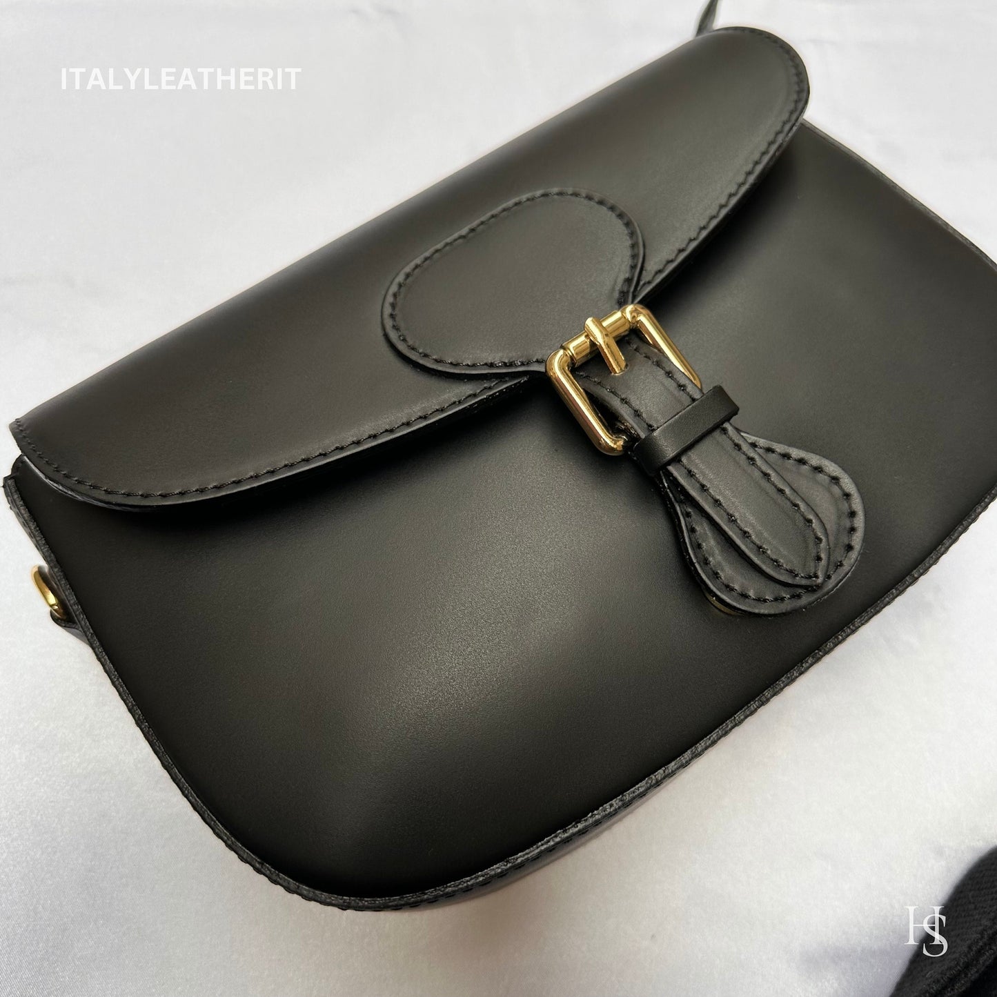 Italian Handmade Leather Bags For Women | Elegant Black Leather Tote From Florence, Black Leather Crossbody Bag