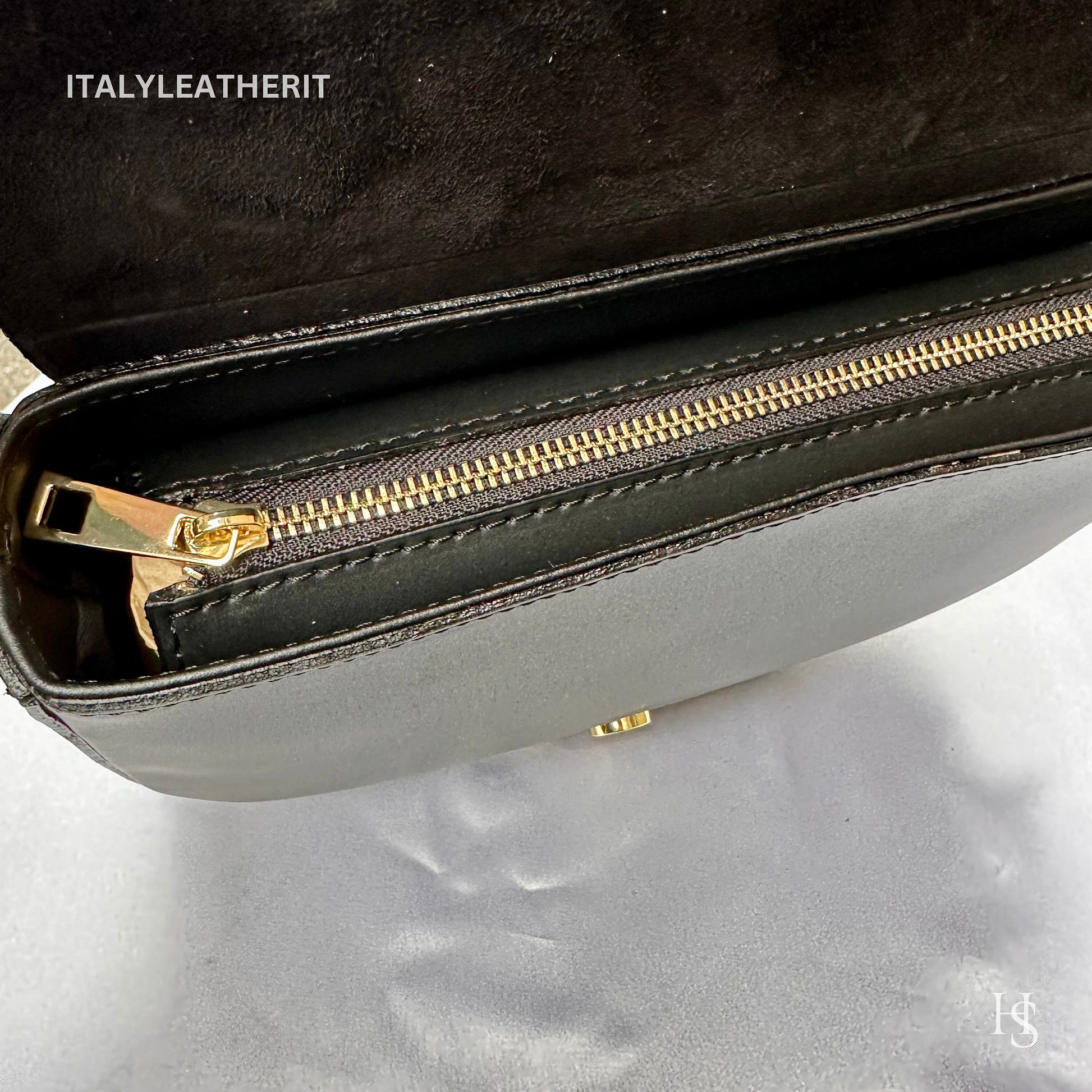 Italian Handmade Leather Bags For Women | Elegant Black Leather Tote From Florence, Black Leather Crossbody Bag