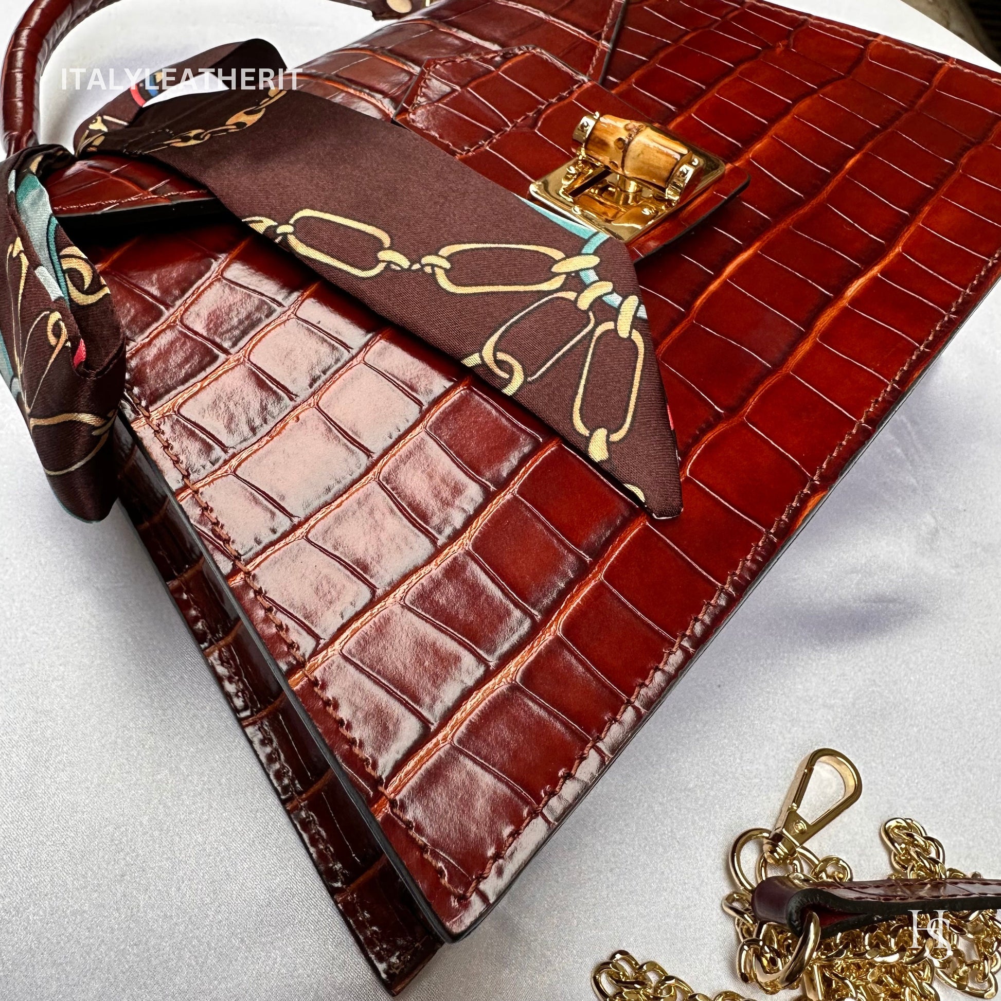 Italian Handmade Leather Bags For Woman l l Elegant Leather Tote From Florence | Made in Italy