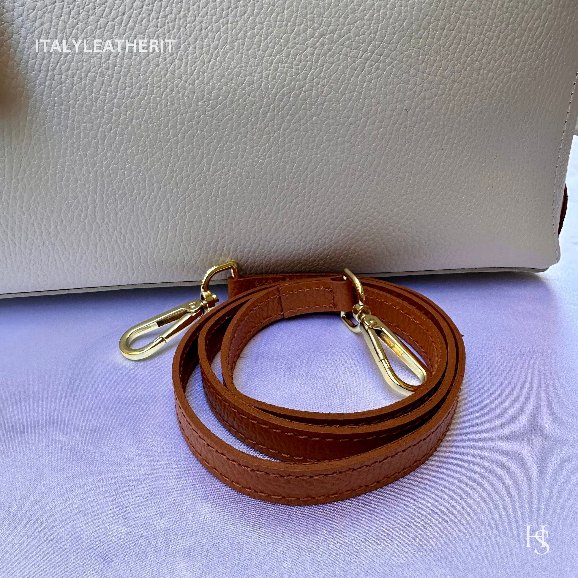 Italian Handmade Leather Bags For Women l l Elegant Leather Tote From Florence, white brown bag, Lock bag