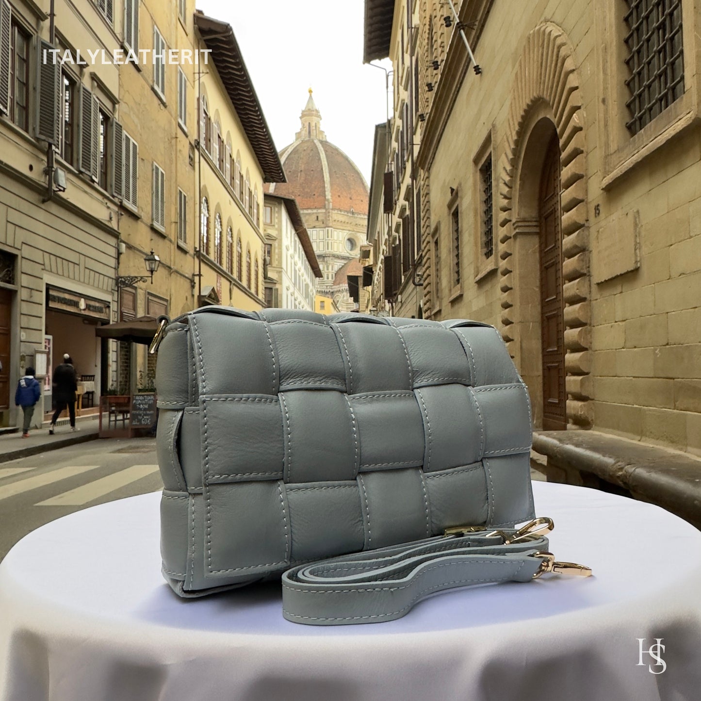 Italian Handmade Leather Bags For Woman l l Elegant Leather Tote From Florence, soft leather, Made in Italy
