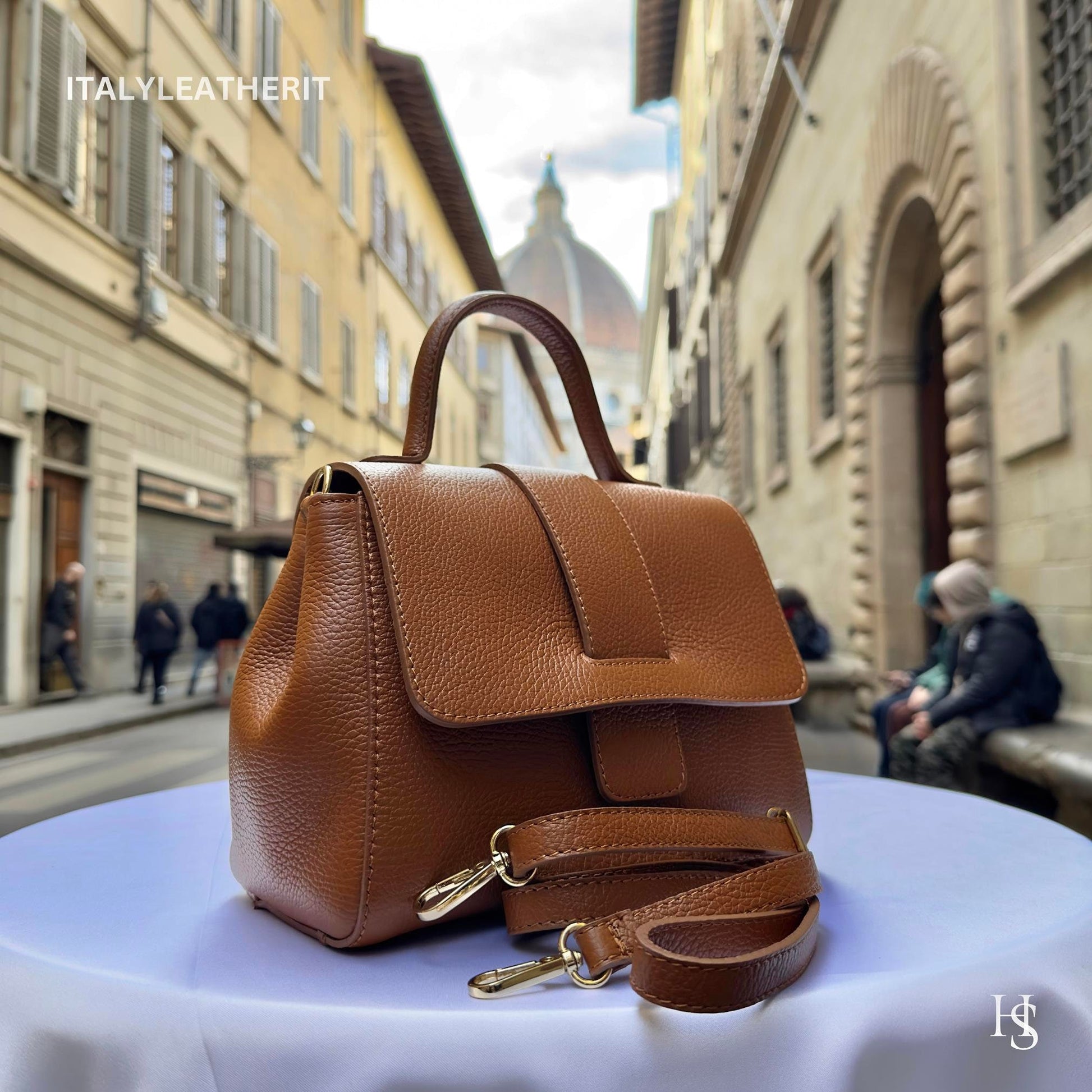 Italian Handmade Leather Bags For Woman l l Elegant Leather Tote From Florence