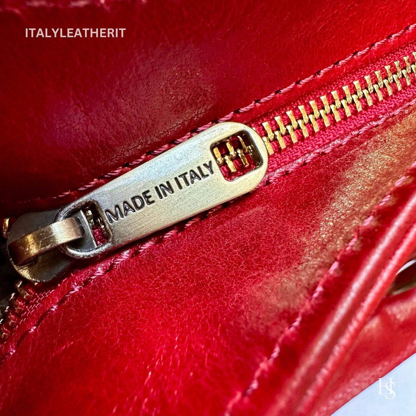 Italian Handmade Leather Bags For Woman l l Elegant Leather Tote From Florence, Red leather tote