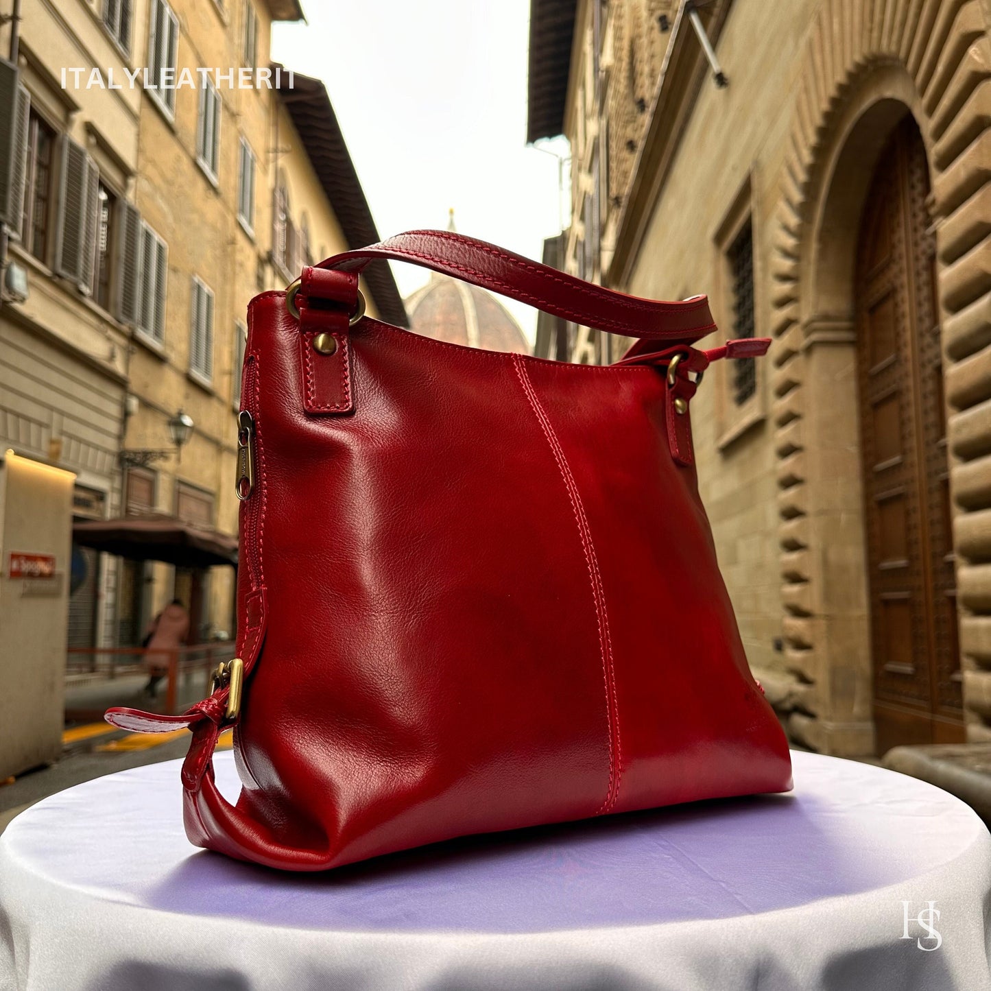 Italian Handmade Leather Bags For Women l l Elegant Leather Tote From Florence, Made in Italy