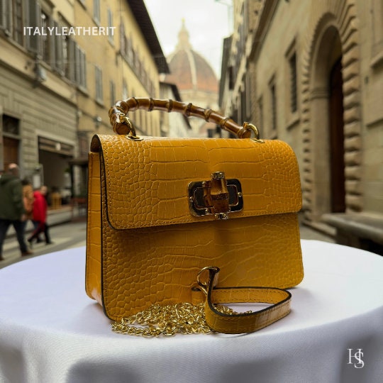 Italian Handmade Leather Bags For Woman | Elegant Leather Tote From Florence, High-Quality Italian Craftsmanship