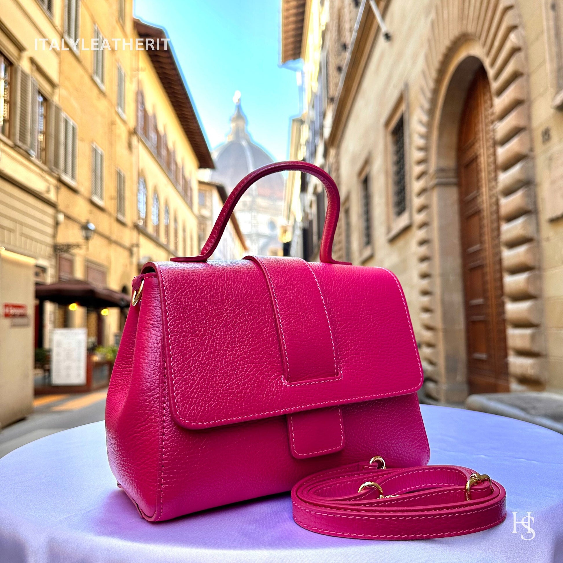 Italian Handmade Leather Bags For Women | Spacious & Stylish Florentine Tote (Made in Italy), Perfect Gift For Her