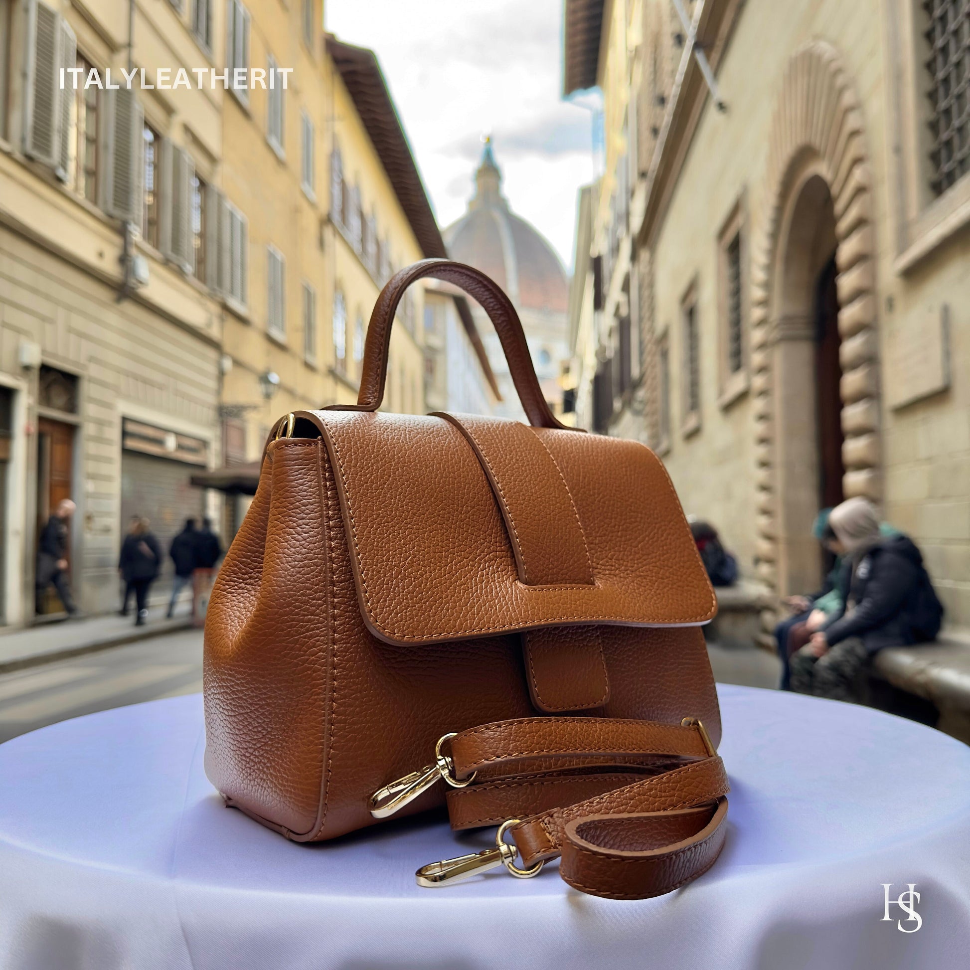 Italian Handmade Leather Bags For Woman l l Elegant Leather Tote From Florence