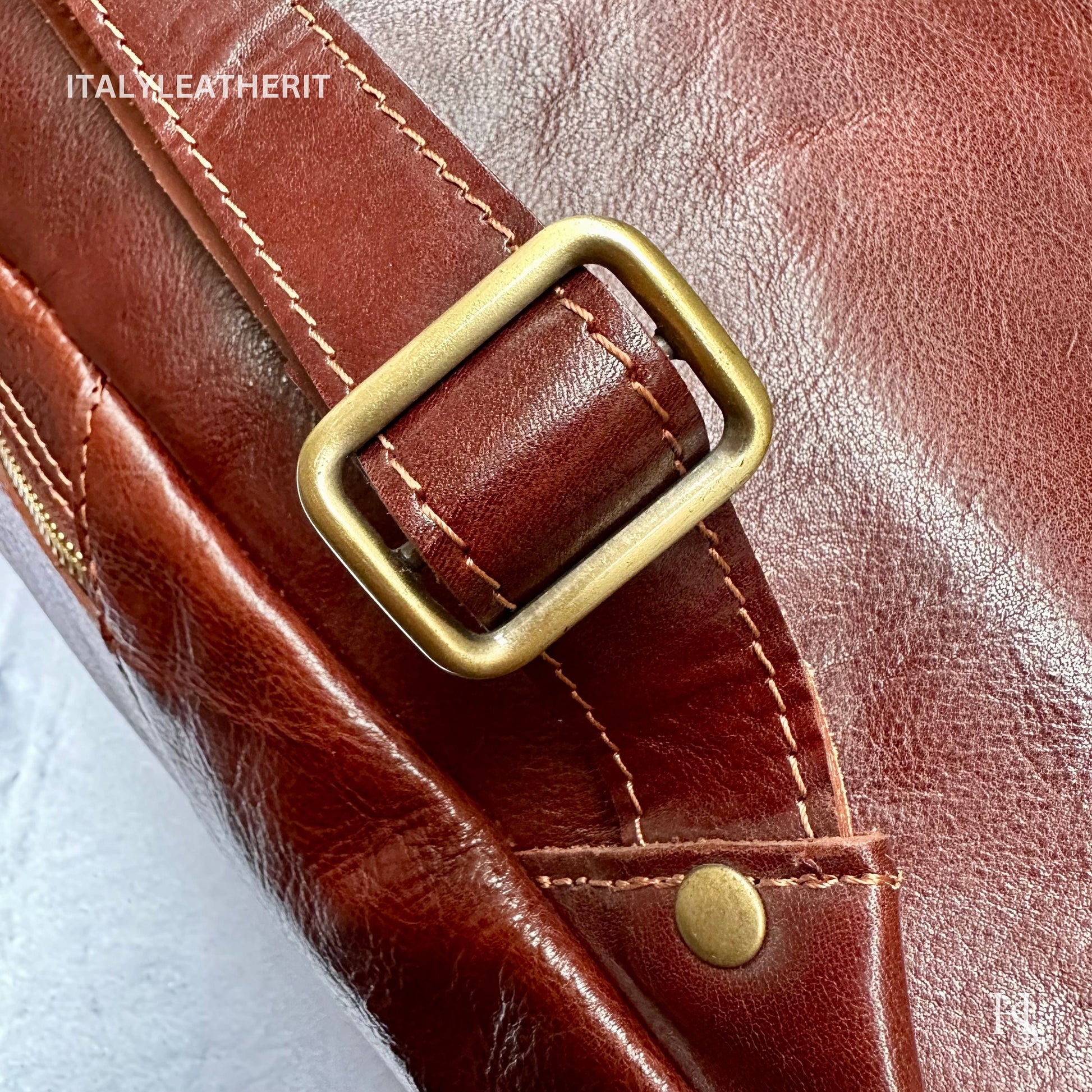 Italian Handmade Leather Backpack Unisex ll Genuine Leather Made In Italy Florence, backpack for men and women