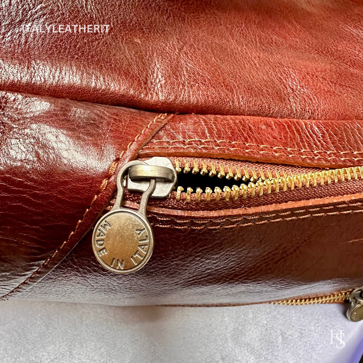 Italian Handmade Leather Backpack Unisex ll Genuine Leather Made In Italy Florence, backpack for men and women