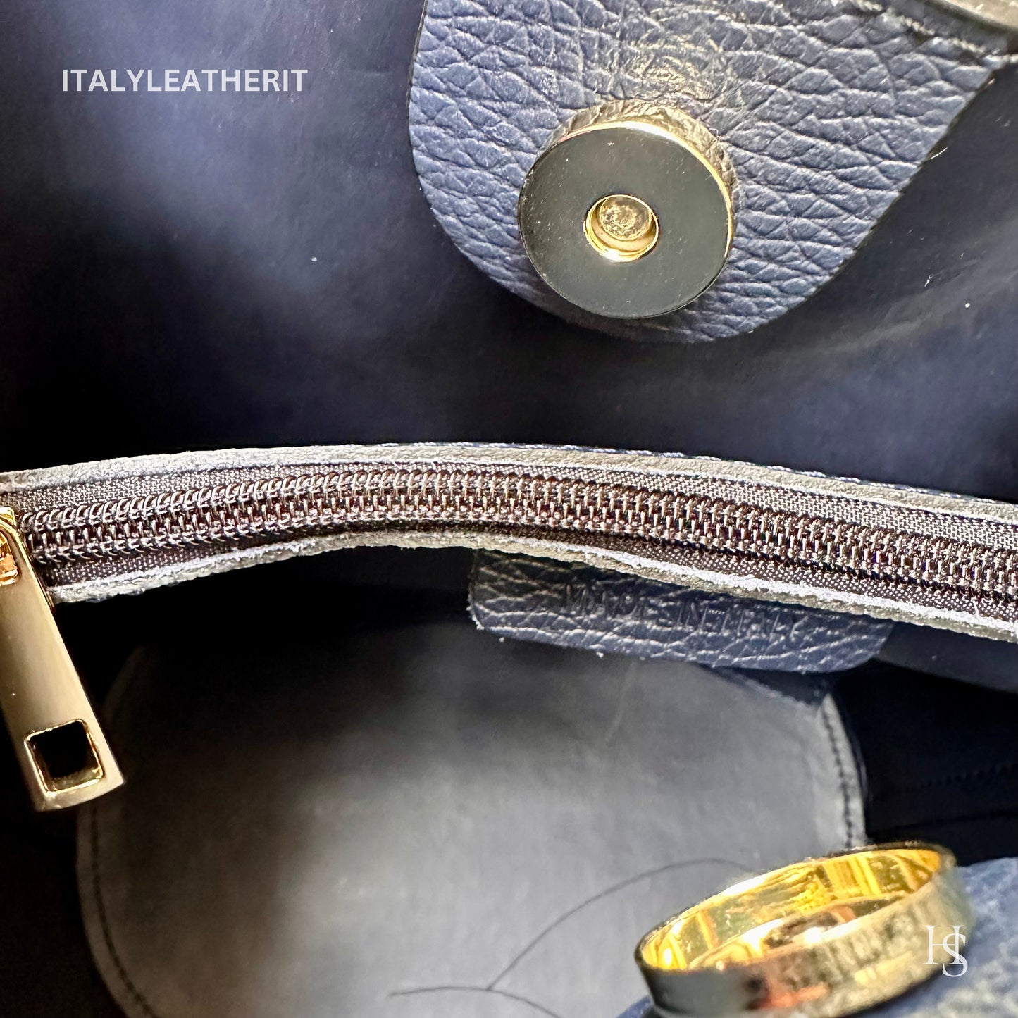 Italian Handmade Leather Bags For Women l Elegant Leather Tote From Florence | Made in Italy, Bucket bag