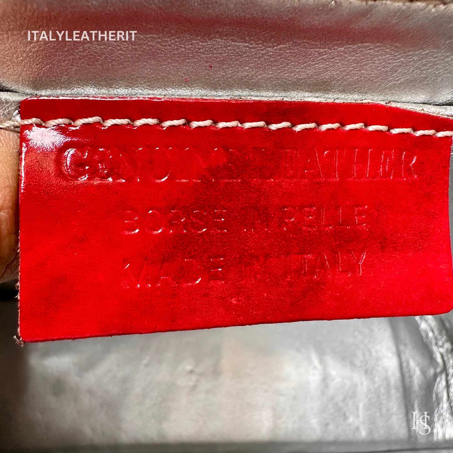 Italian Handmade Leather Bags For Women l l Elegant Leather Tote From Florence, Bamboo Tote Bag, Red leather tote