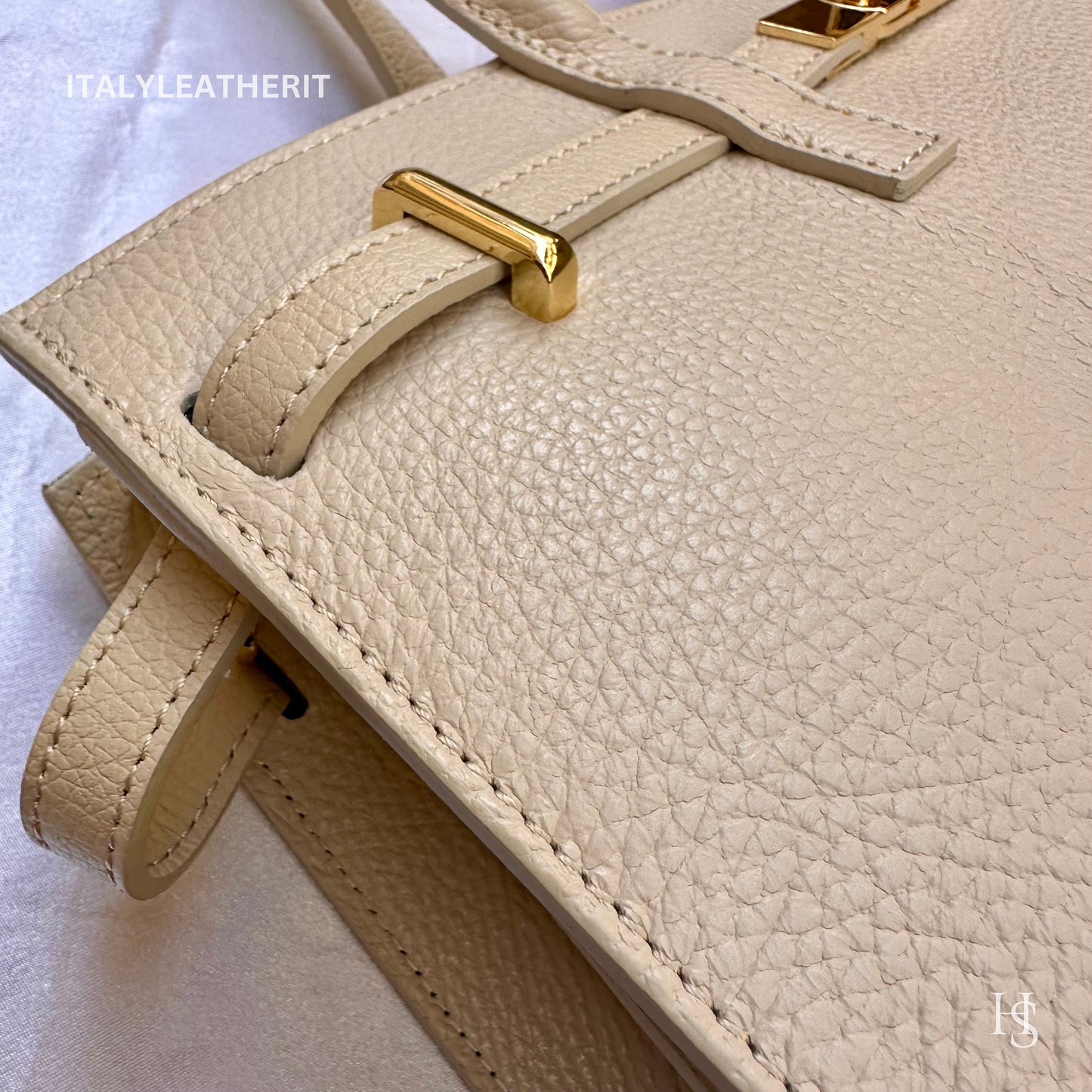 Italian Handmade Leather Bags for Women | Elegant Tote & Purse from Florence, gold hardware bag