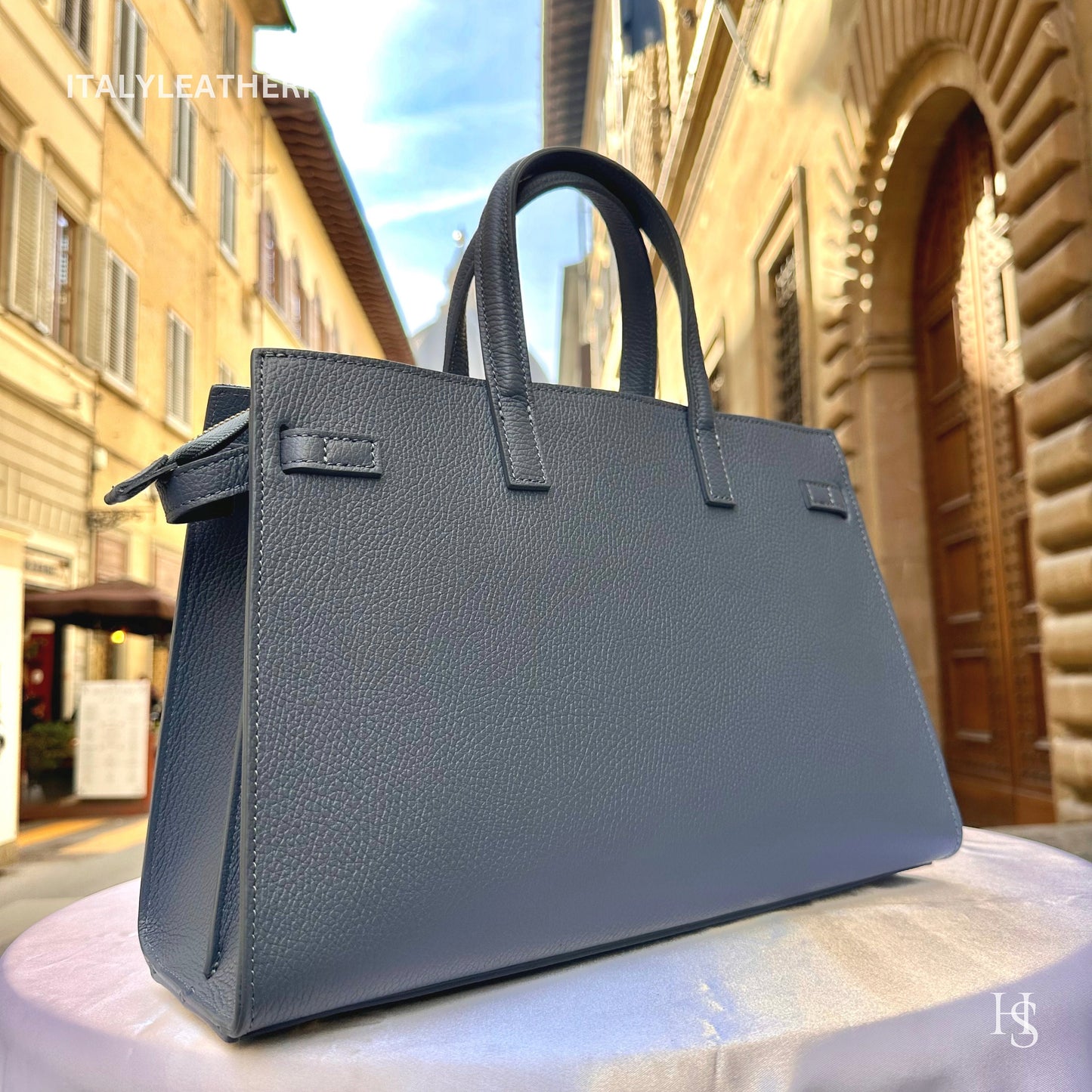 Italian Handmade Leather Bags for Women | Elegant Tote & Purse from Florence, Elegant tote , gold hardware bag
