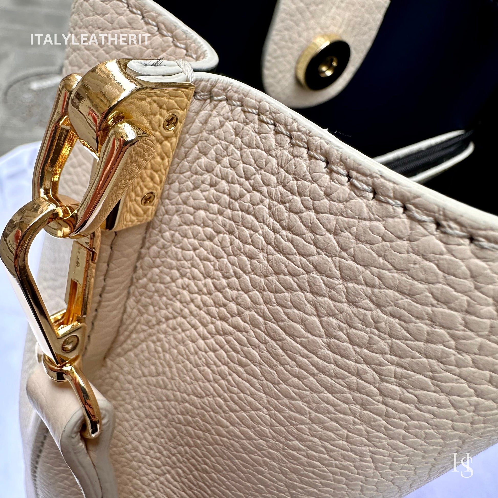 Italian Handmade Leather Bags For Woman l l Elegant Leather Tote From Florence || Made in Italy, Bucket bag