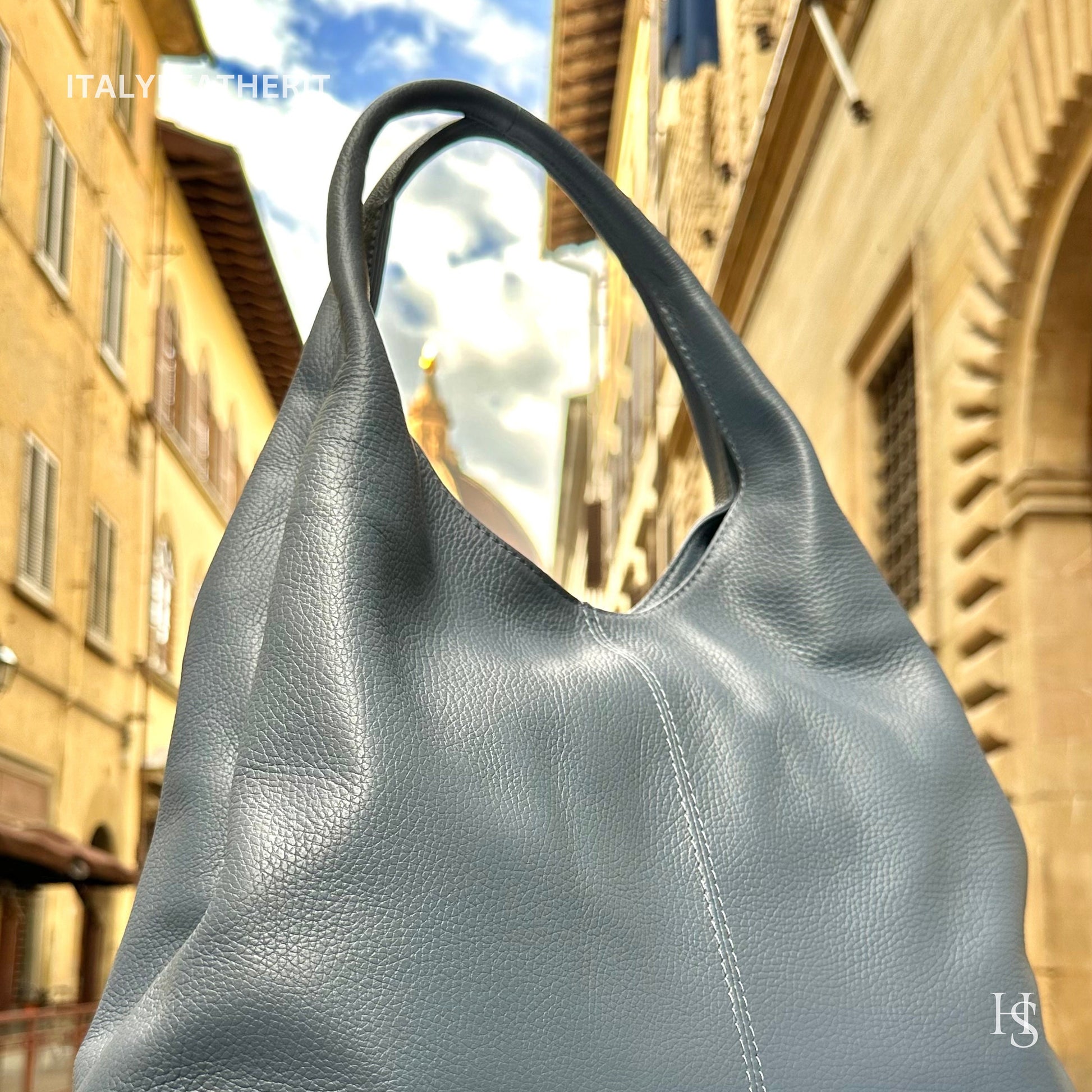 Italian Handmade Soft Leather Bags For Women l Soft Leather From Florence l Made In Italy, shoulder bag