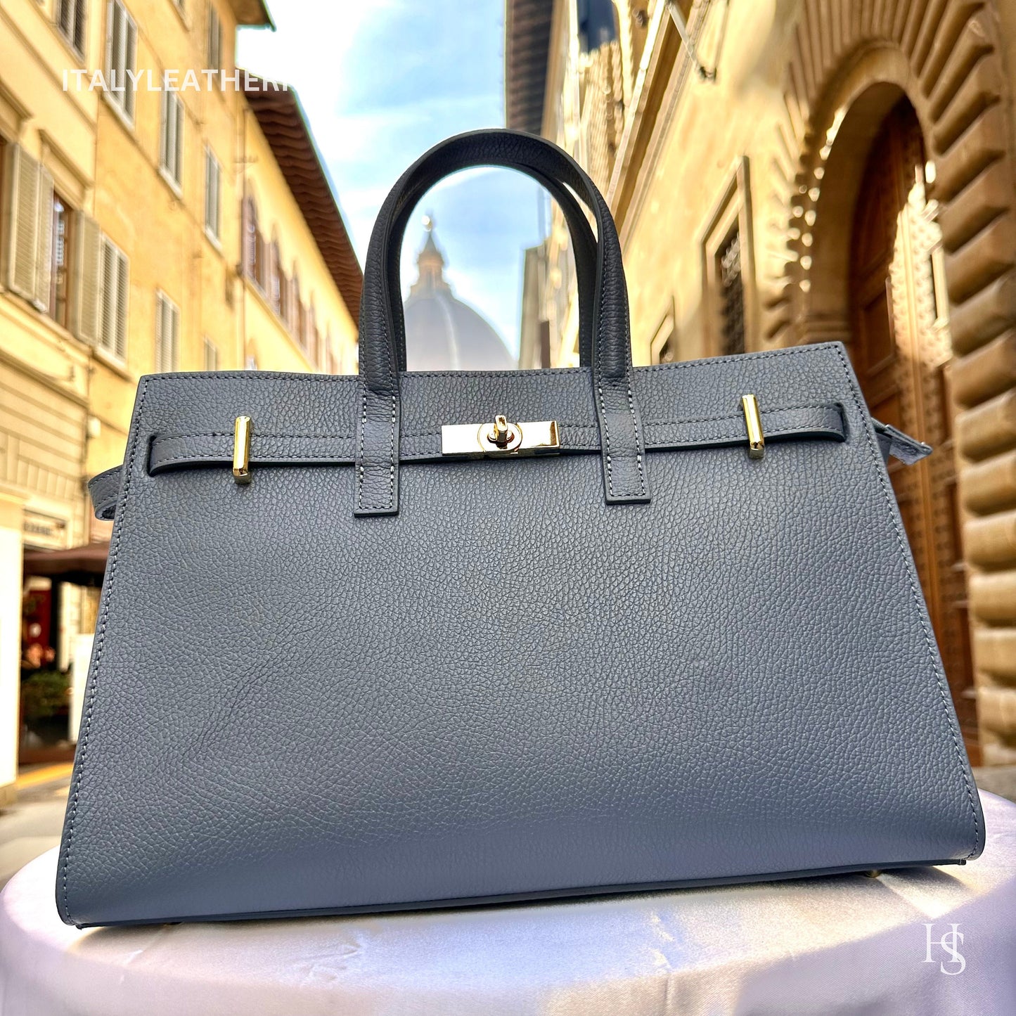 Italian Handmade Leather Bags for Women | Elegant Tote & Purse from Florence, Elegant tote , gold hardware bag