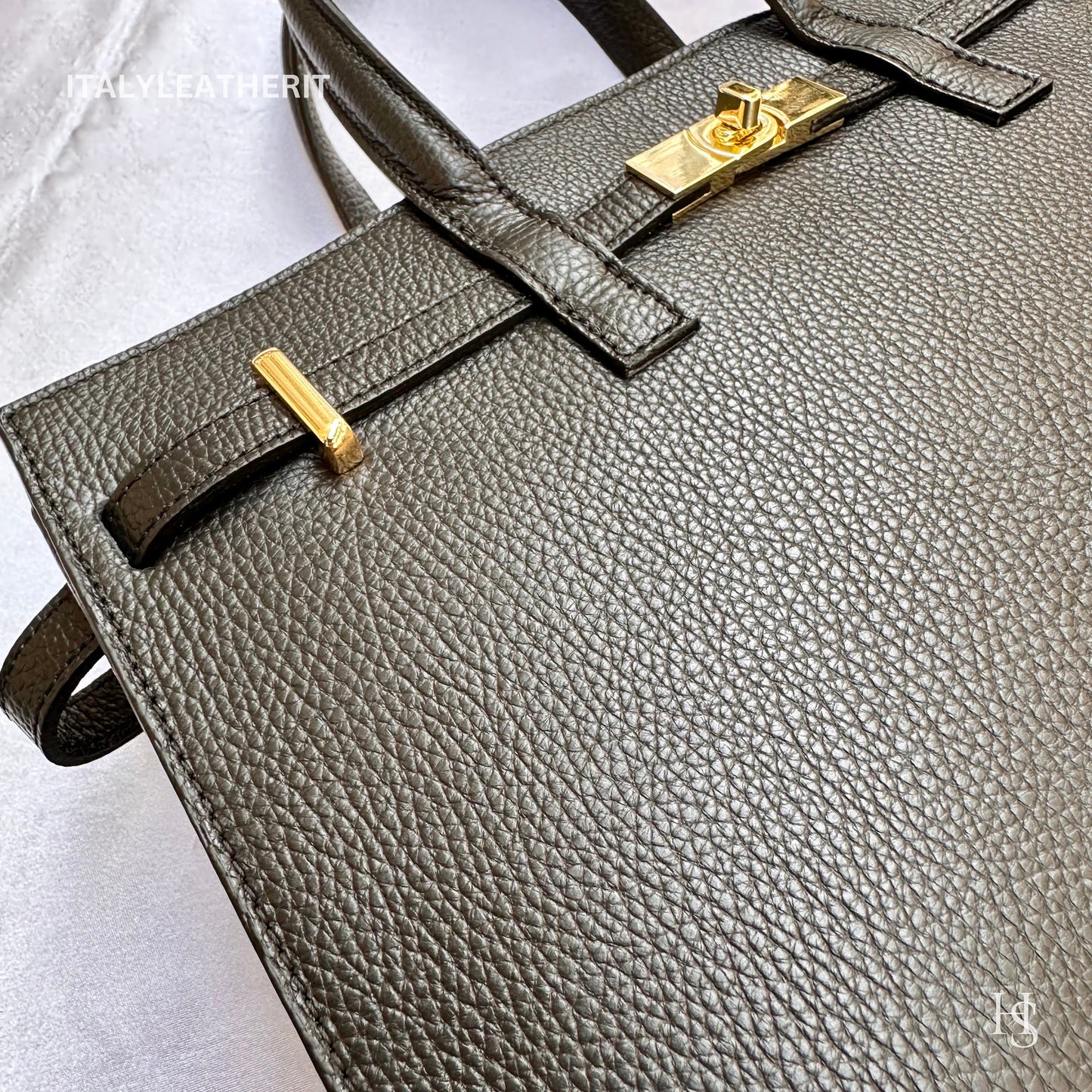 Italian Handmade Leather Bags for Women | Elegant Tote & Purse from Florence, made in Italy, Black Leather bag