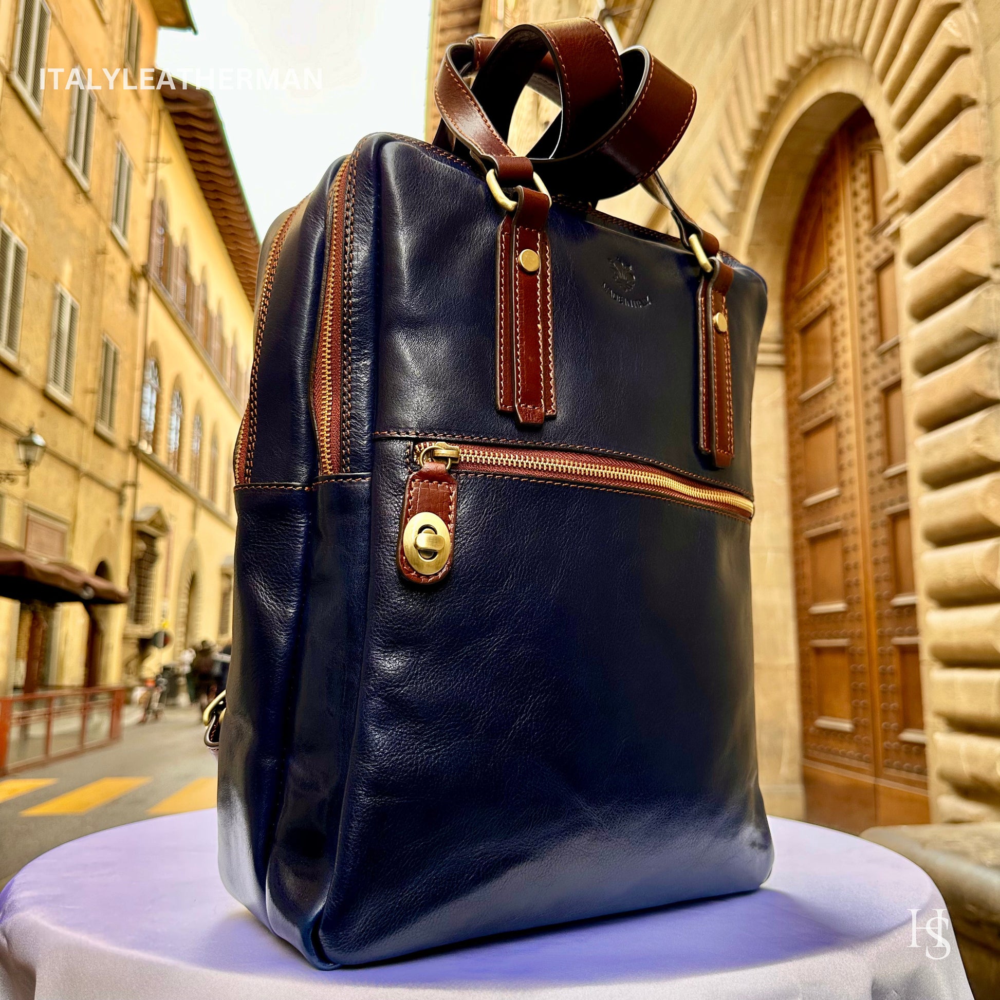 Italian Handmade Leather Backpacks for Men | Elevate Your Style with Exquisite Craftsmanship Made in Italy from Florence