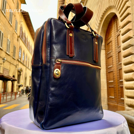 Italian Handmade Leather Backpacks for Men | Elevate Your Style with Exquisite Craftsmanship Made in Italy from Florence