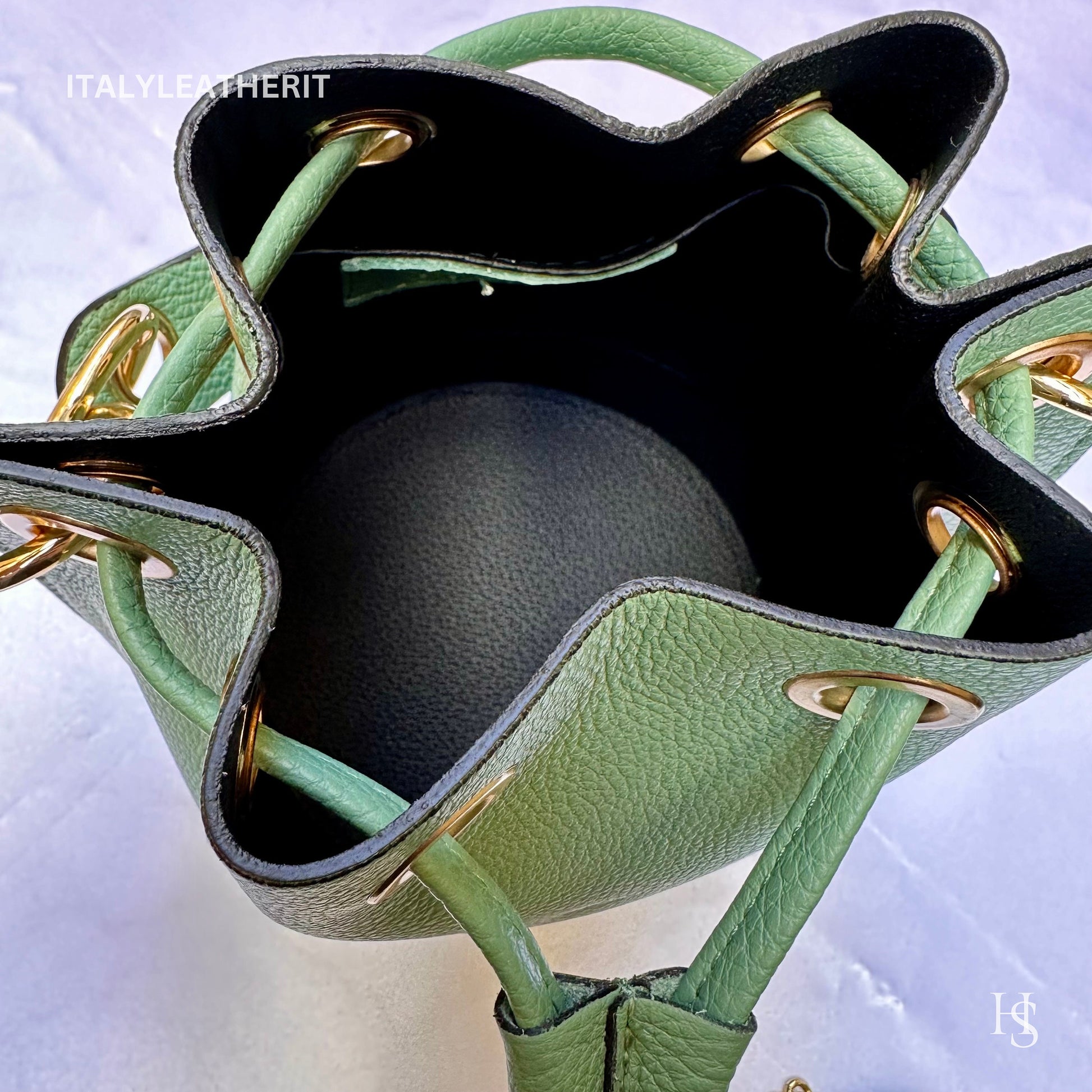Italian Handmade Leather Bags For Women l l Elegant Leather Tote From Florence, Bucket bag,