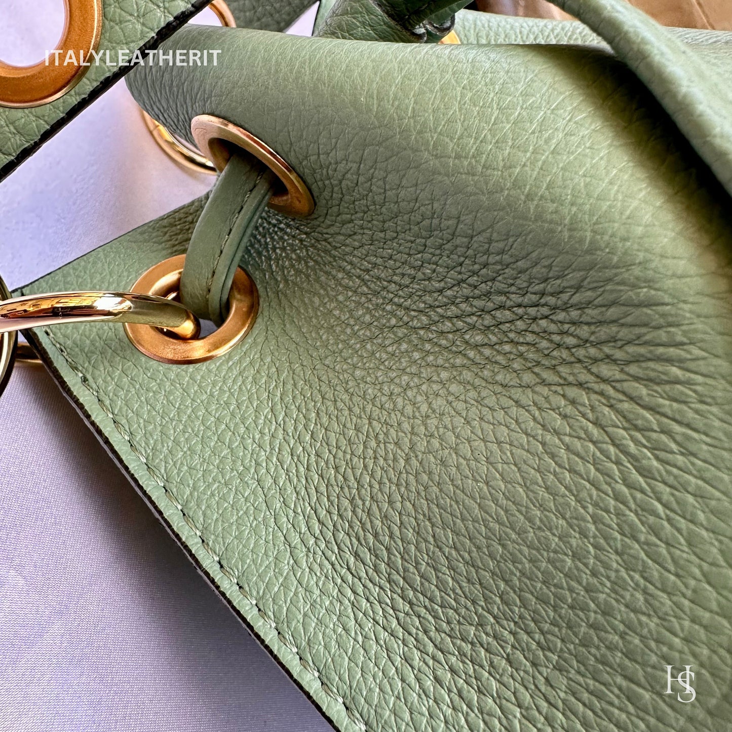 Italian Handmade Leather Bags For Women l l Elegant Leather Tote From Florence, Bucket bag,