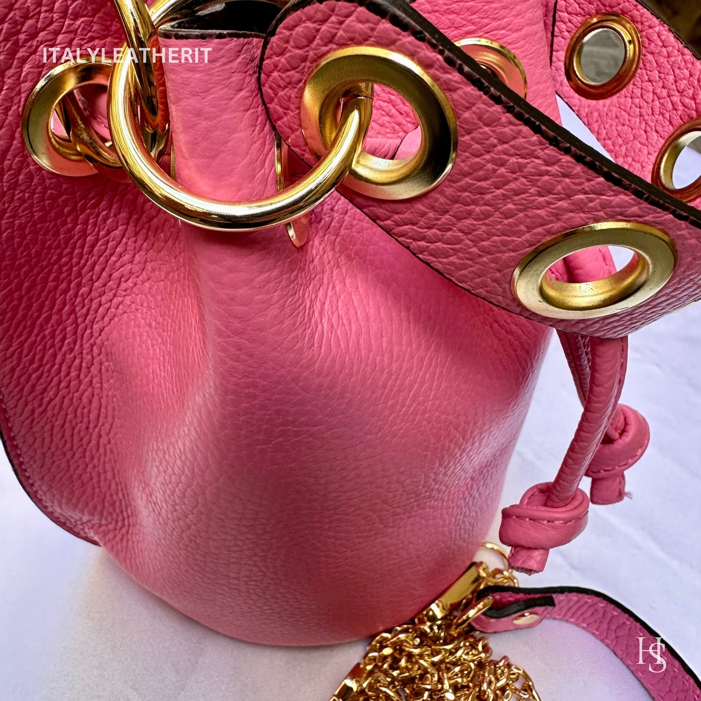 Italian Handmade Leather Bags For Women l l Elegant Leather Tote From Florence, Bucket bag,