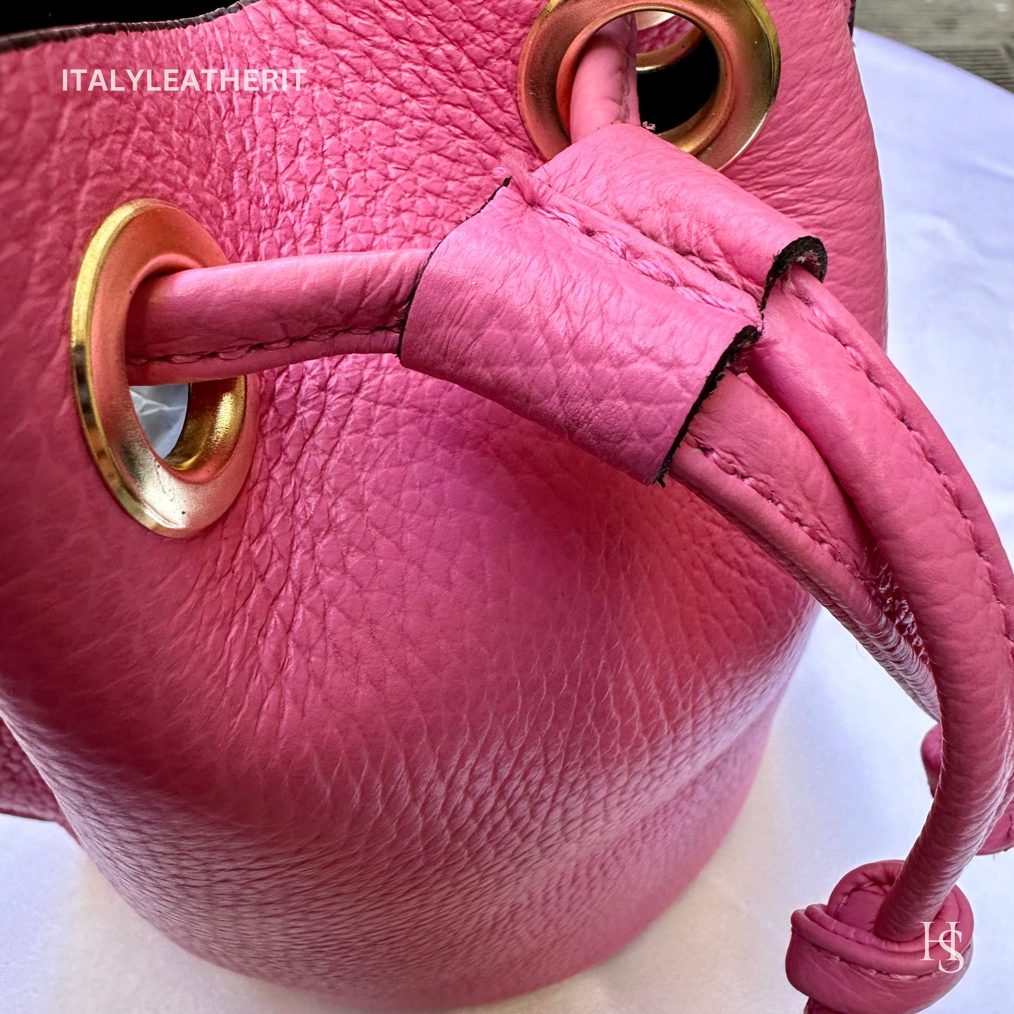 Italian Handmade Leather Bags For Women l l Elegant Leather Tote From Florence, Bucket bag,