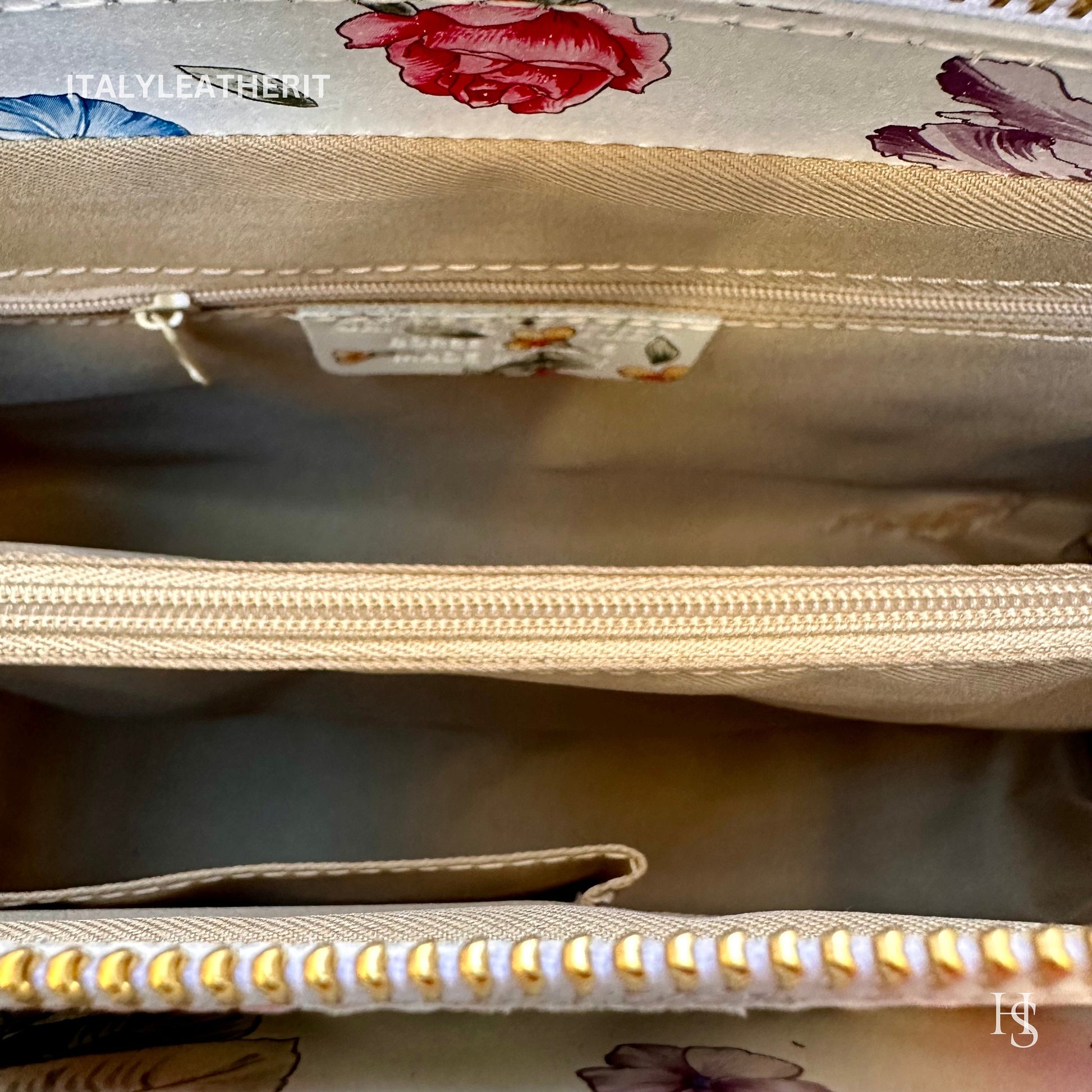 Italian Handmade Leather Bags For Woman l l Elegant Leather Tote From Florence || Made in Italy , Flower Purse