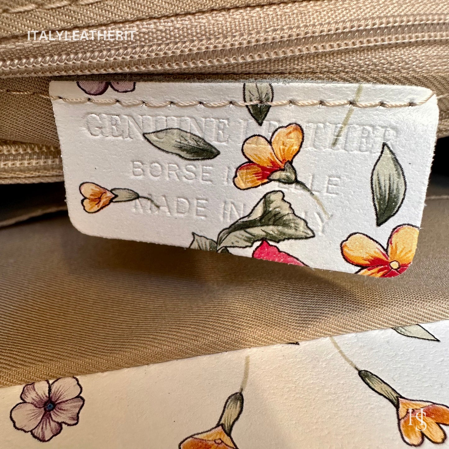 Italian Handmade Leather Bags For Woman l l Elegant Leather Tote From Florence || Made in Italy , Flower Purse