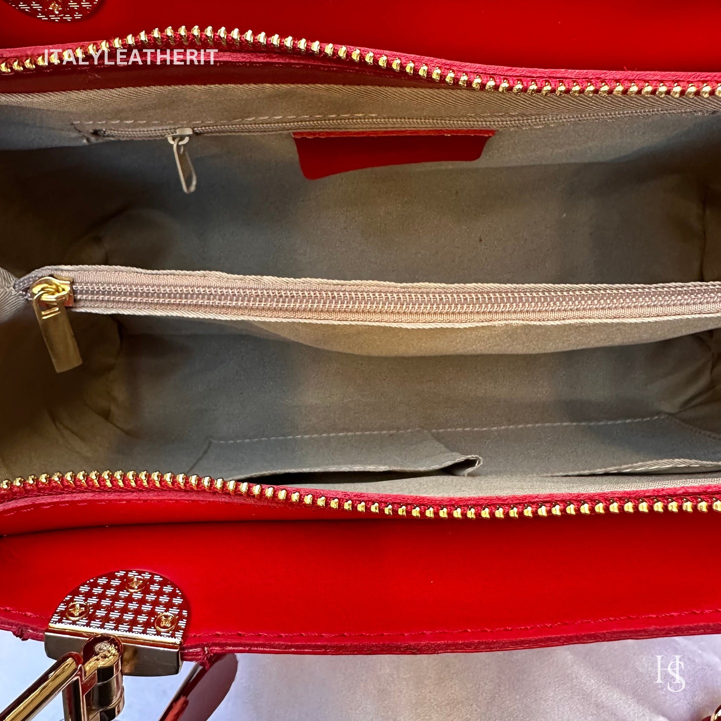 Italian Handmade Leather Bags For Woman l l Elegant Leather Tote From Florence || Made in Italy , Red leather tote
