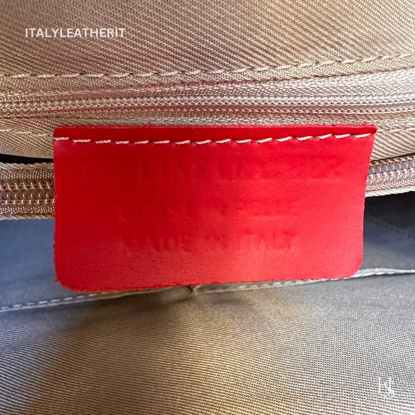 Italian Handmade Leather Bags For Woman l l Elegant Leather Tote From Florence || Made in Italy , Red leather tote