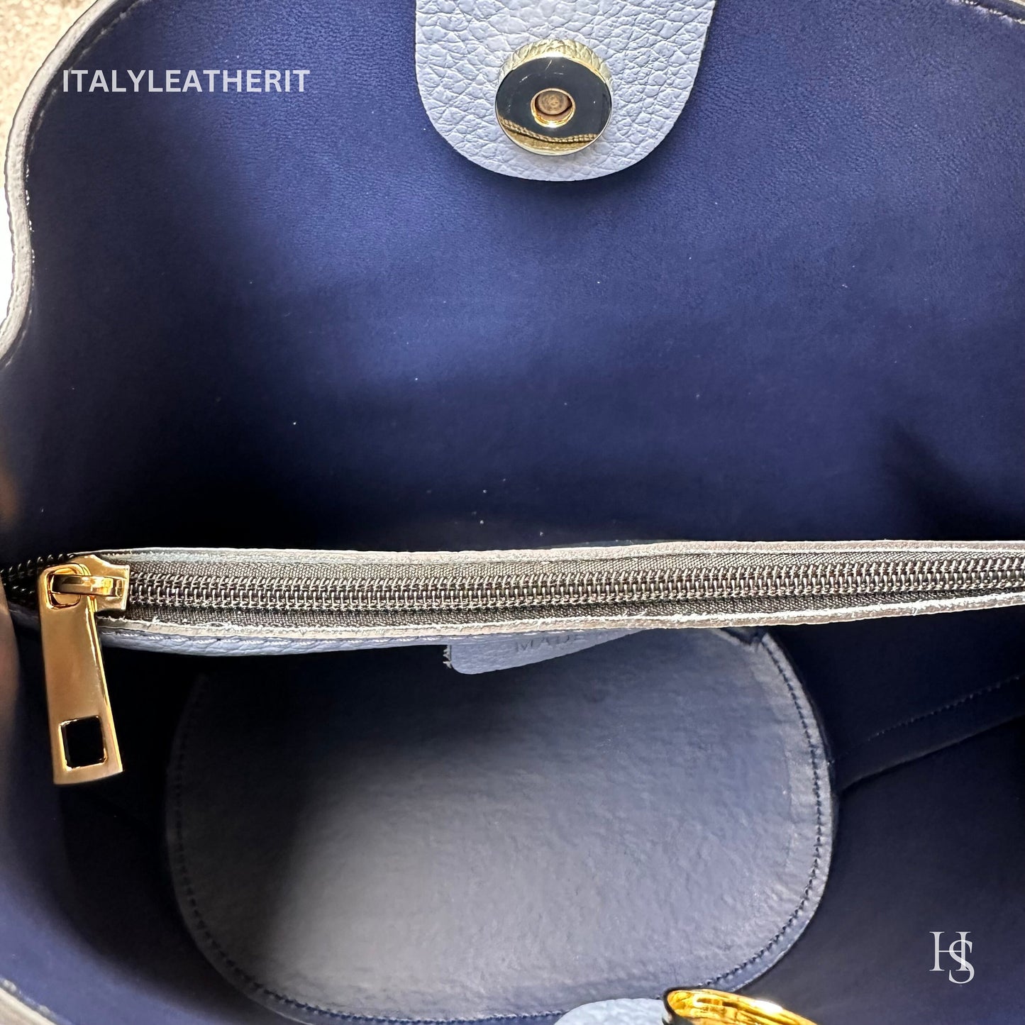 Italian Handmade Leather Bags For Woman l l Elegant Leather Tote From Florence || Made in Italy, Bucket bag