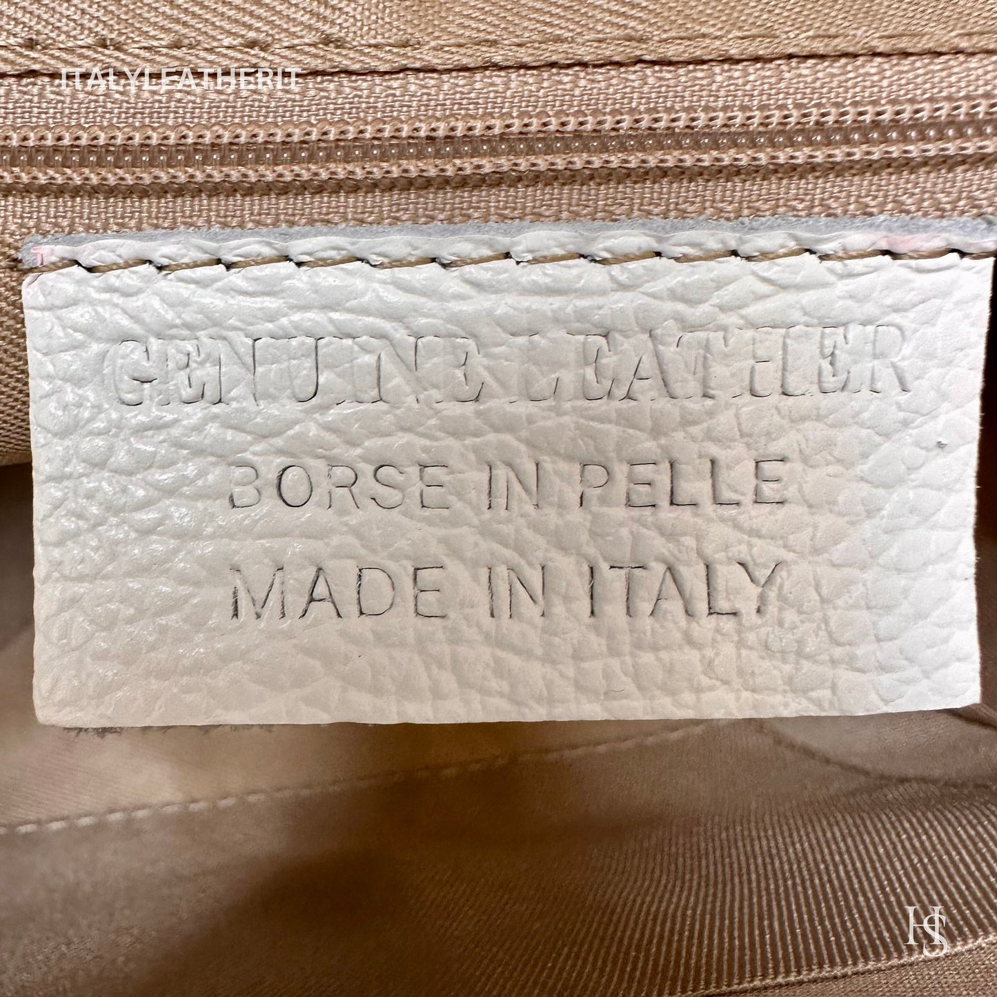 Italian Handmade Leather Bags For Women | Elegant White Leather Tote From Florence | Expertly Handcrafted in Italy
