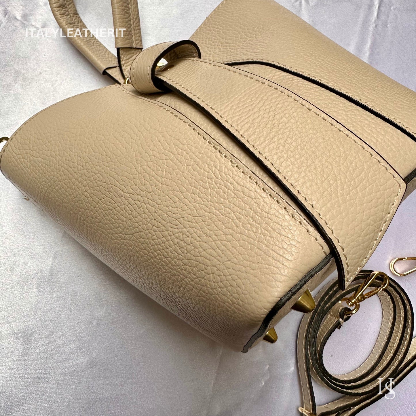 Italian Handmade Leather Bags For Women l l Elegant Leather Tote From Florence, Bucket bag, luxury tote