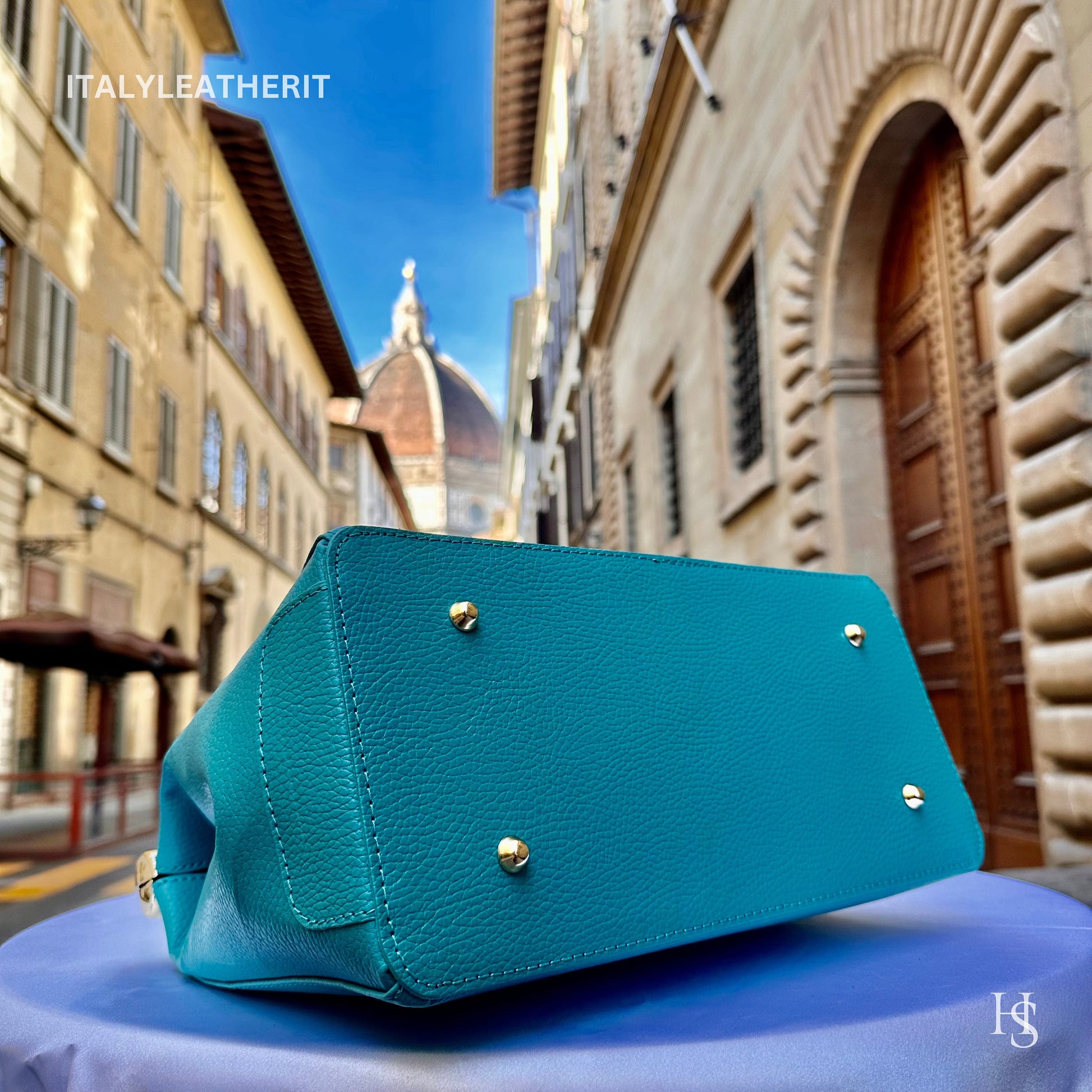 Italian Handmade Leather Bags For Women l Elegant Leather Tote From Florence, Lock bag, Tiffany bag