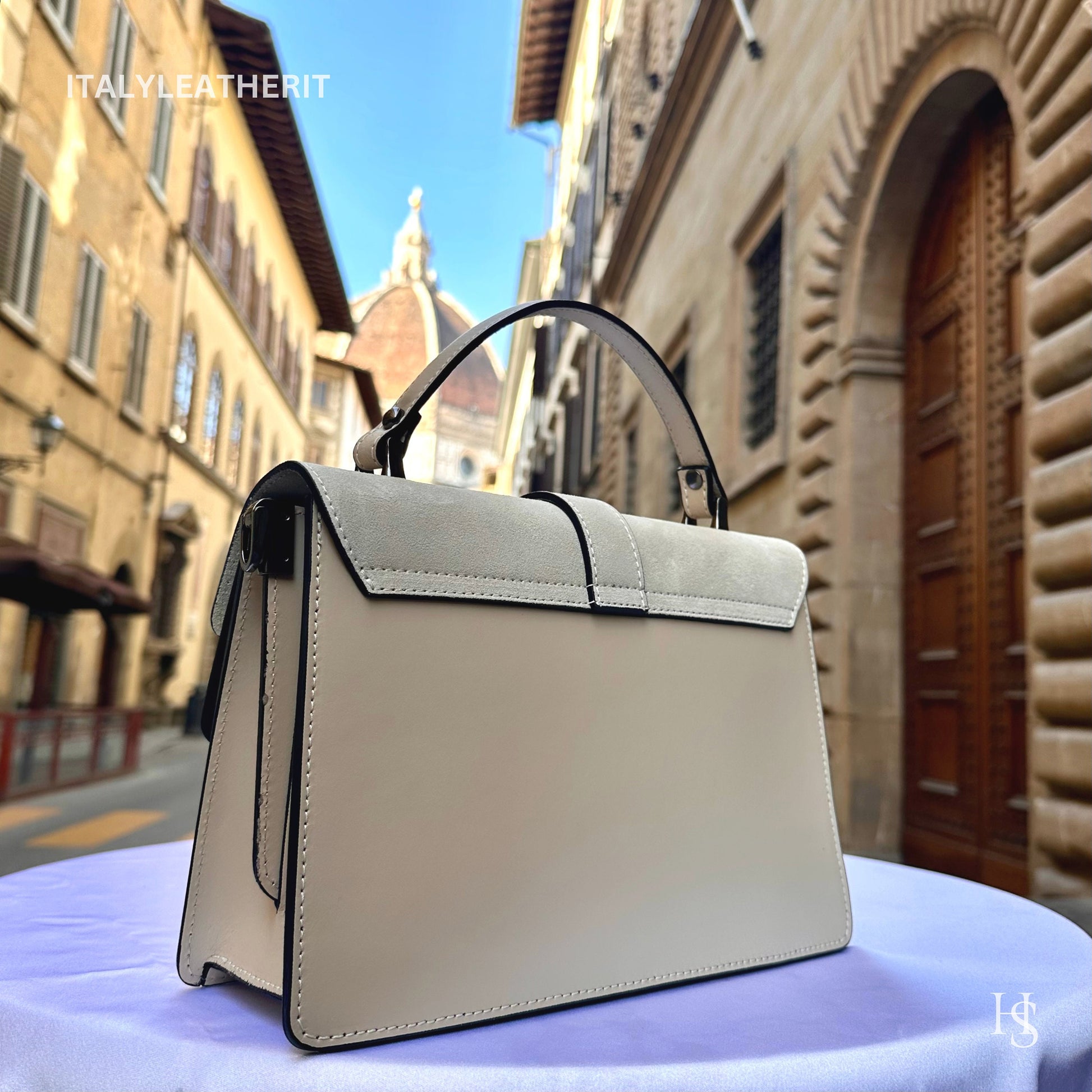 Italian Handmade Leather Bags For Women | Elegant Leather Tote From Florence | Made in Italy Tote Bag