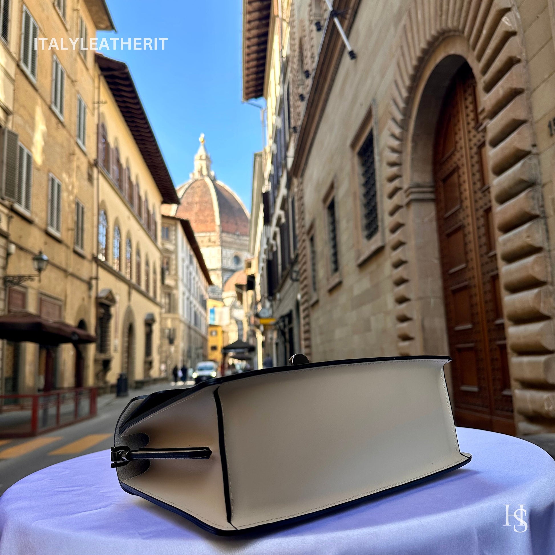 Italian Handmade Leather Bags For Women | Elegant Leather Tote From Florence | Made in Italy Tote Bag