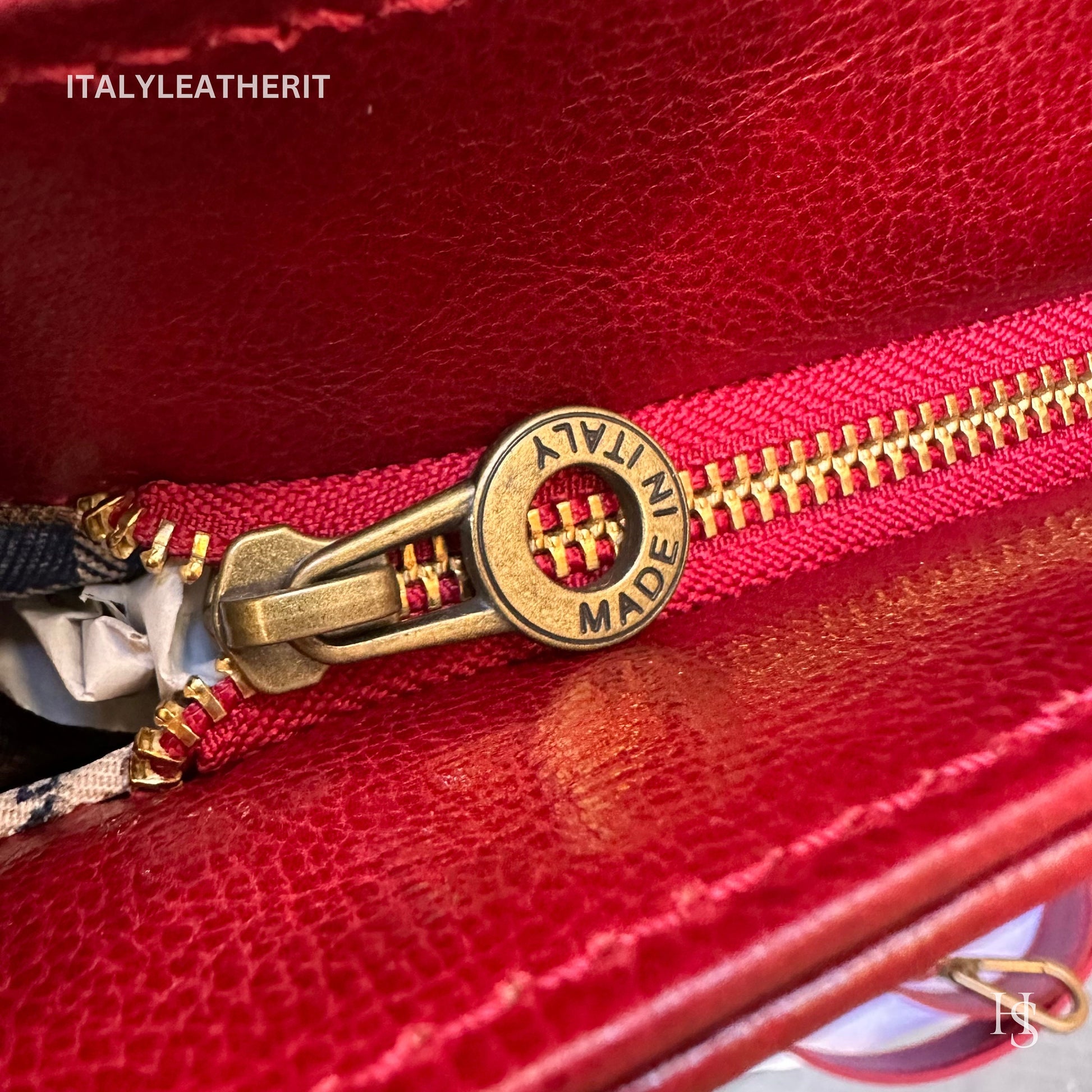 Italian Handmade Leather Bags For Women l l Elegant Leather Tote From Florence, Red leather tote