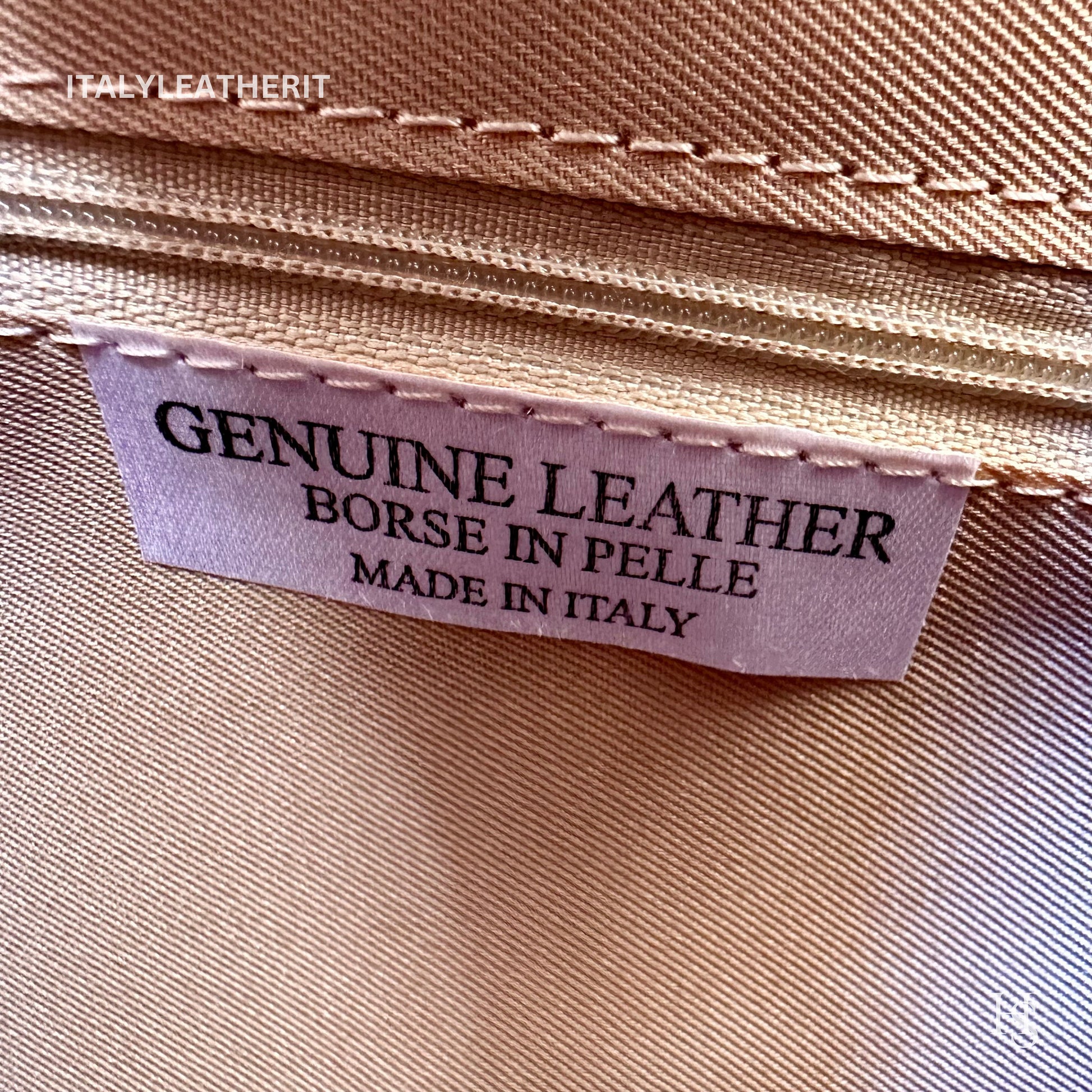 Italian Handmade Leather Bags For Woman l l Elegant Leather Tote From Florence, Fuchsiabag, Lock bag
