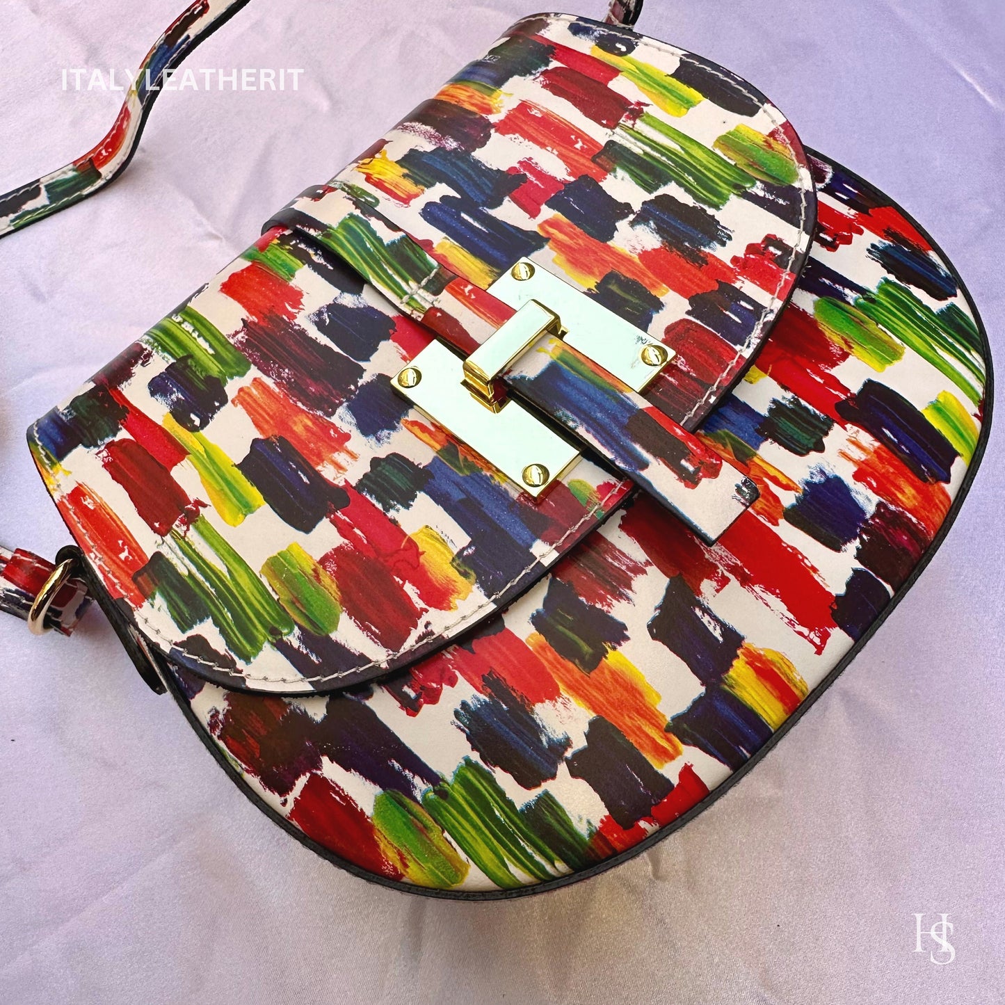 Italian Handmade Leather Bags For Women l l Elegant Leather Tote From Florence, multicolor crossbody bag