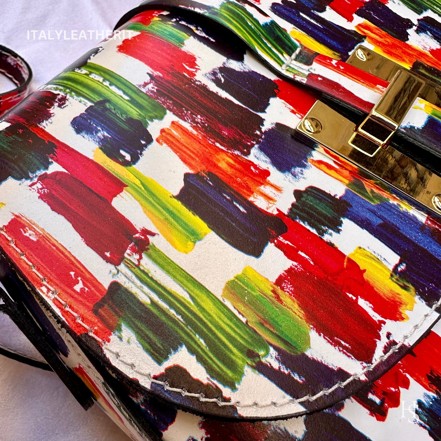 Italian Handmade Leather Bags For Women l l Elegant Leather Tote From Florence, multicolor crossbody bag