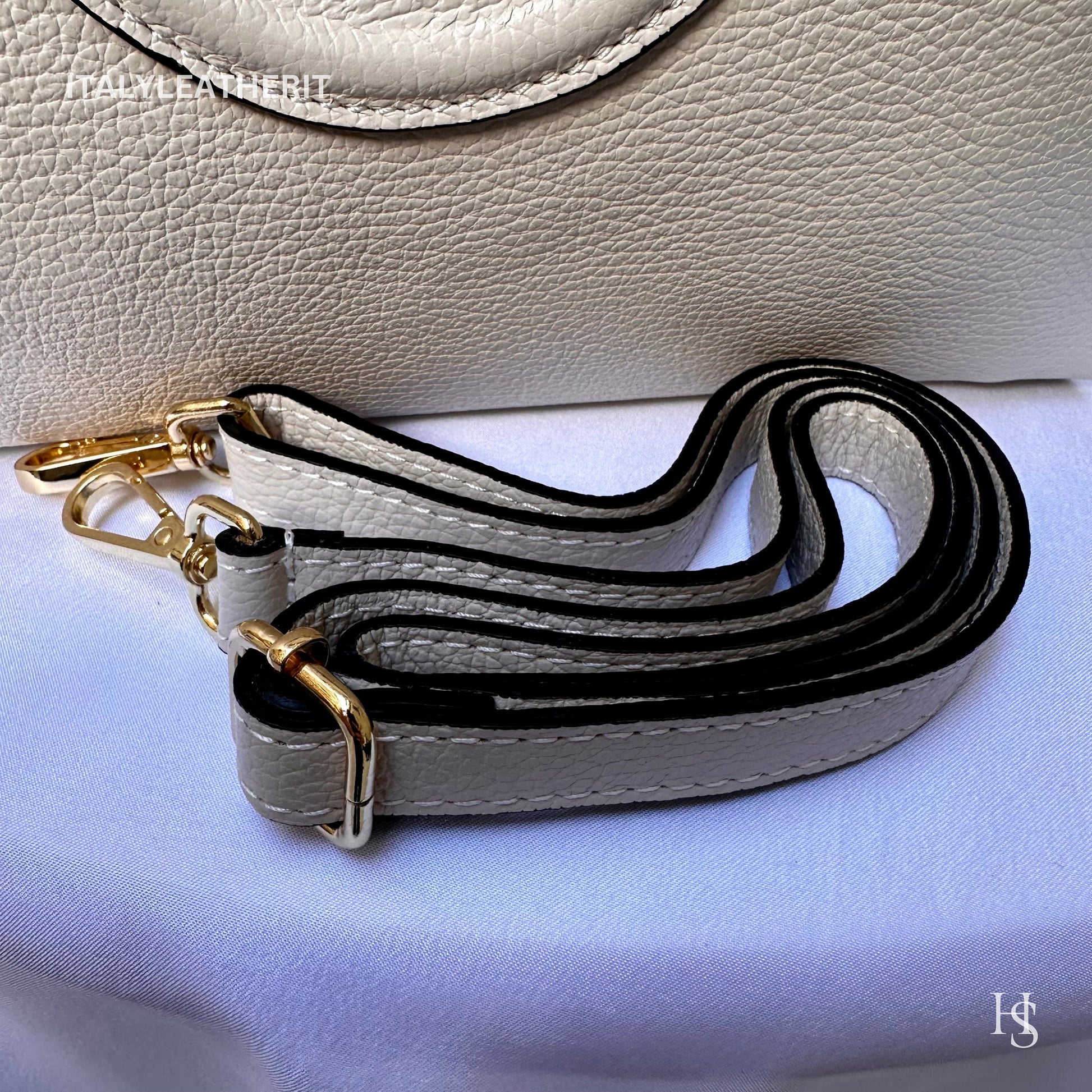 Italian Handmade Leather Bags For Women | Elegant Beige Tote From Florence | Made in Italy