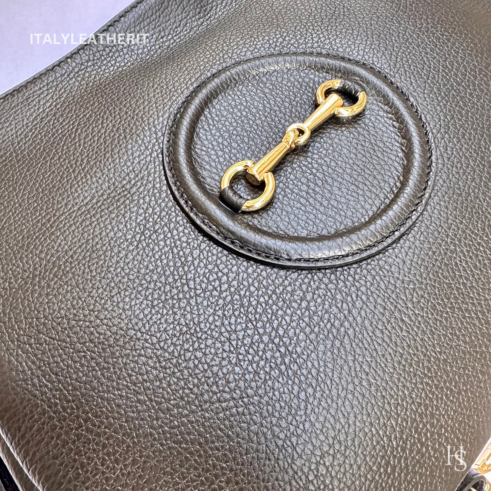Italian Handmade Leather Bags For Women l l Elegant Leather Tote From Florence, Made in Italy, Black bag