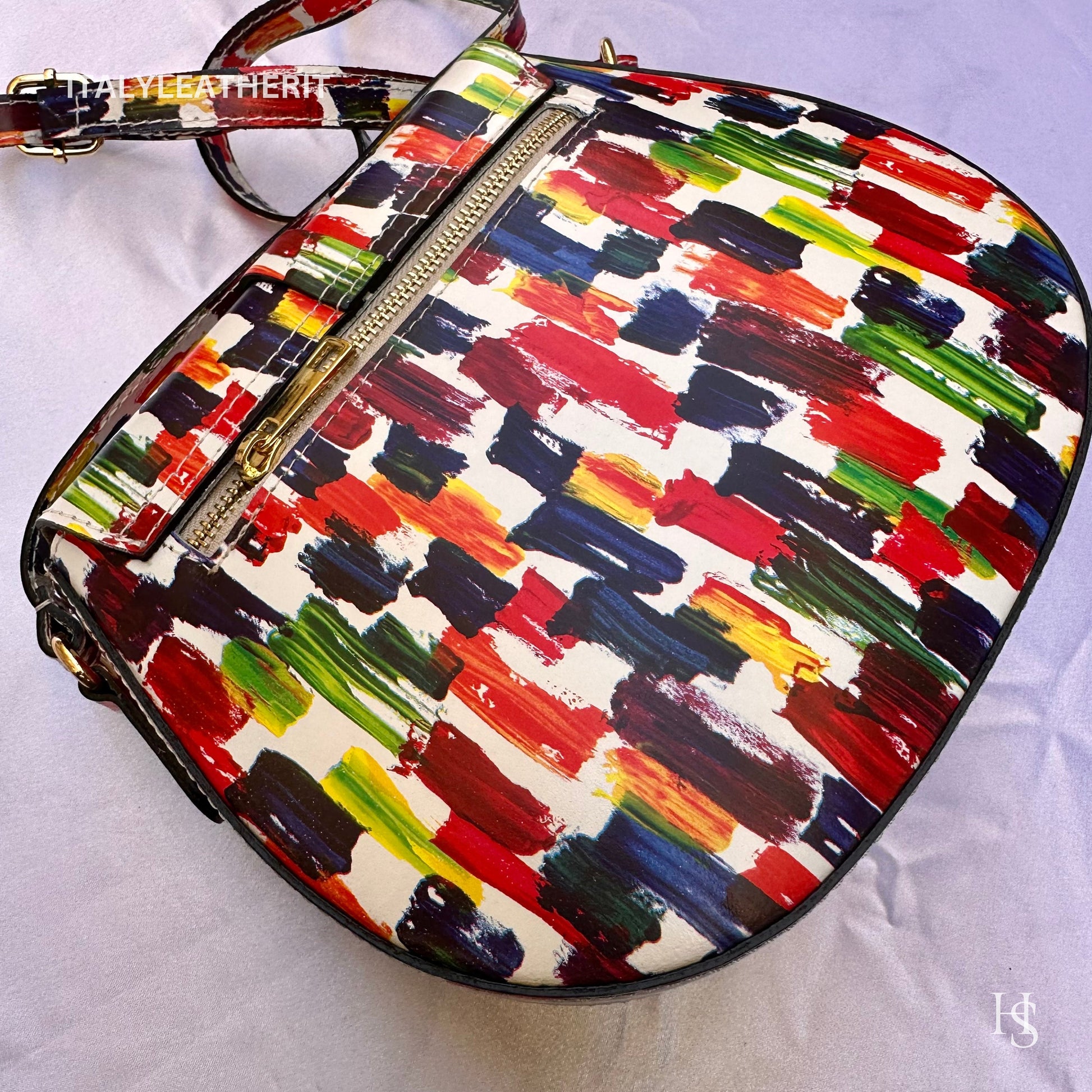 Italian Handmade Leather Bags For Women l l Elegant Leather Tote From Florence, multicolor crossbody bag