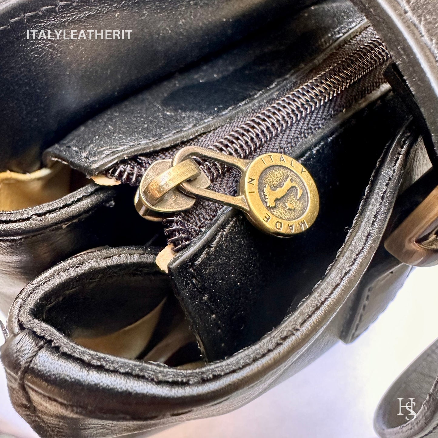 Italian Handmade Leather Bags For Women l l Elegant Leather Tote From Florence, black leather bag, Made in Italy