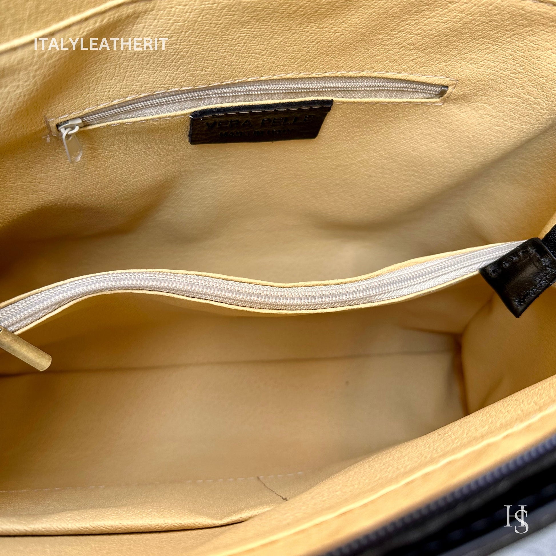Italian Handmade Leather Bags For Women l l Elegant Leather Tote From Florence, black leather bag, Made in Italy