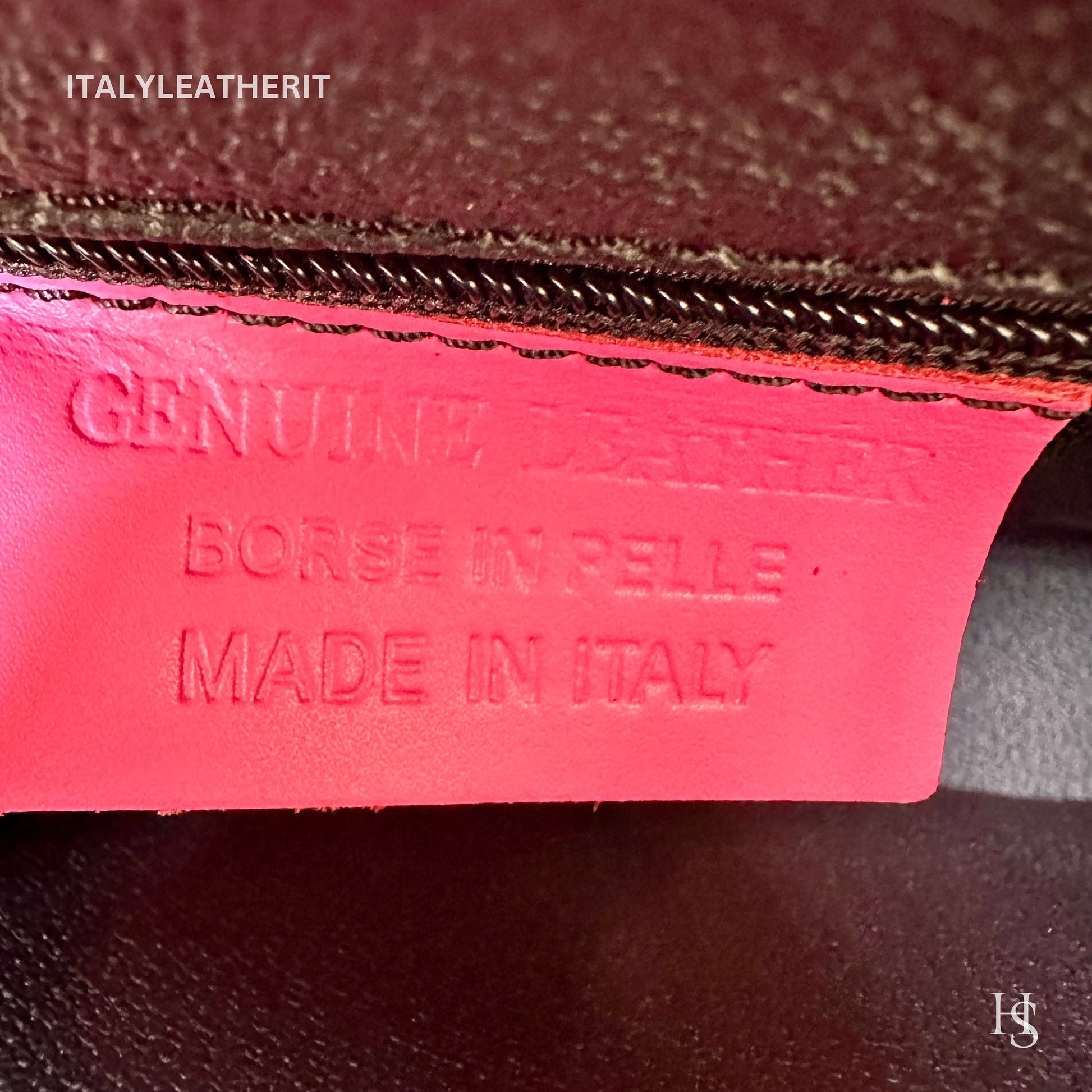Italian Handmade Leather Bags For Women | Elegant Fuchsia Tote Bag From Florence | Made in Italy